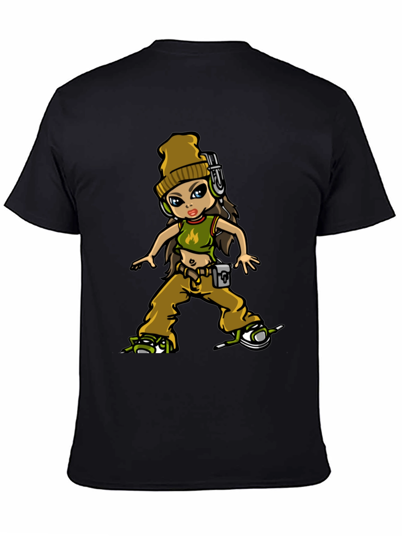 Urban Style Cartoon Graphic Tee
