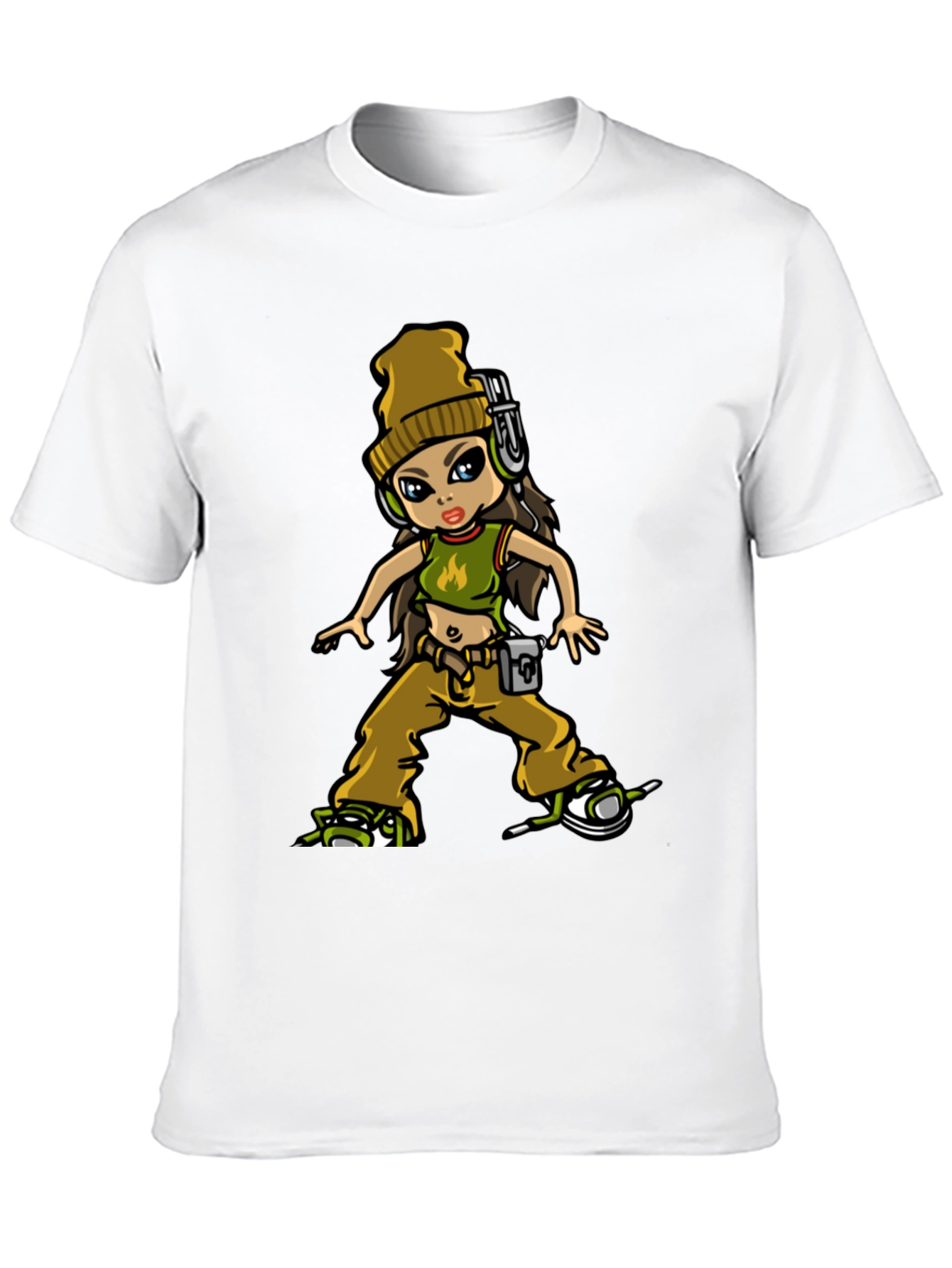 Urban Style Cartoon Graphic Tee