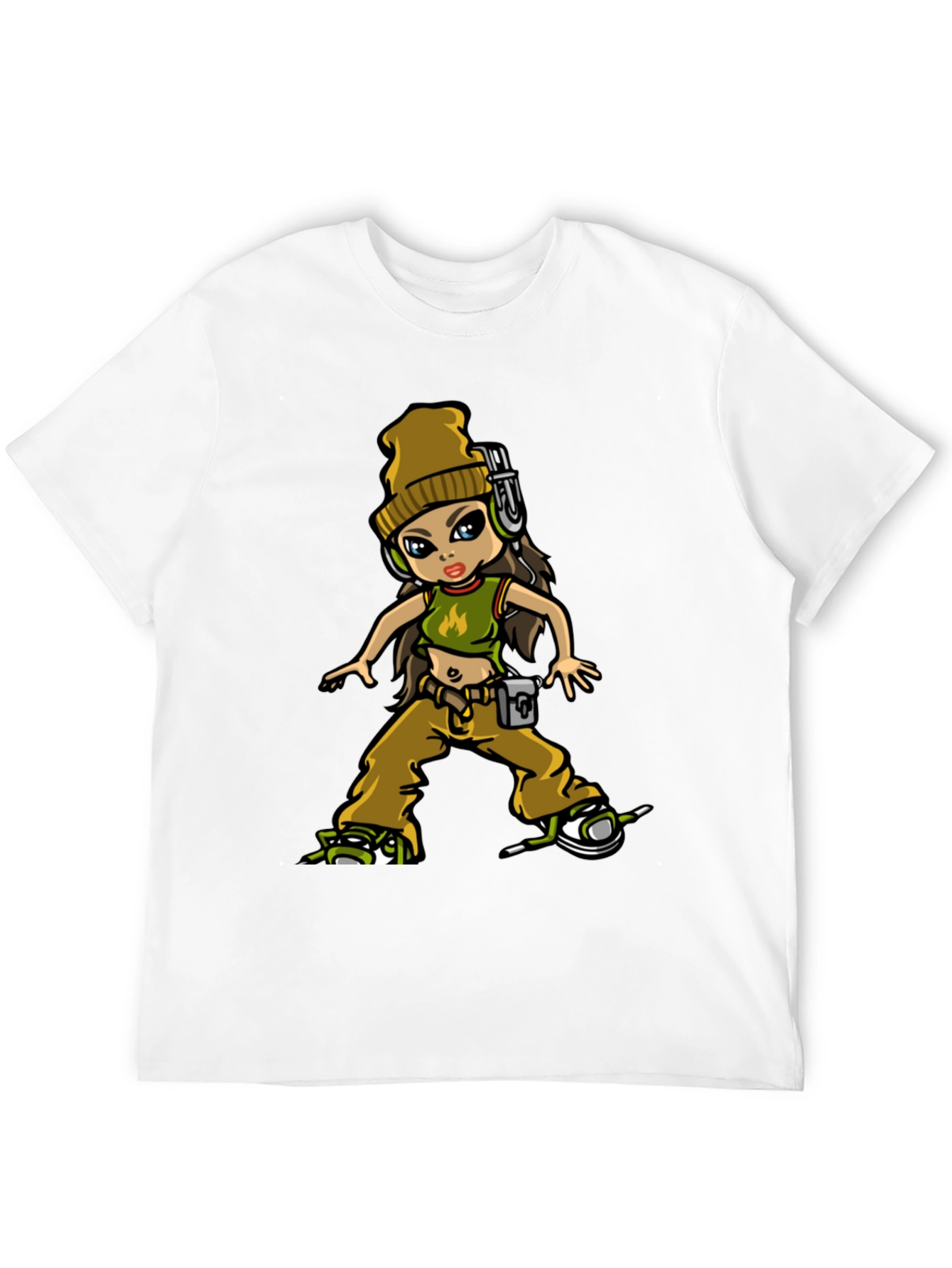 Urban Style Cartoon Graphic Tee