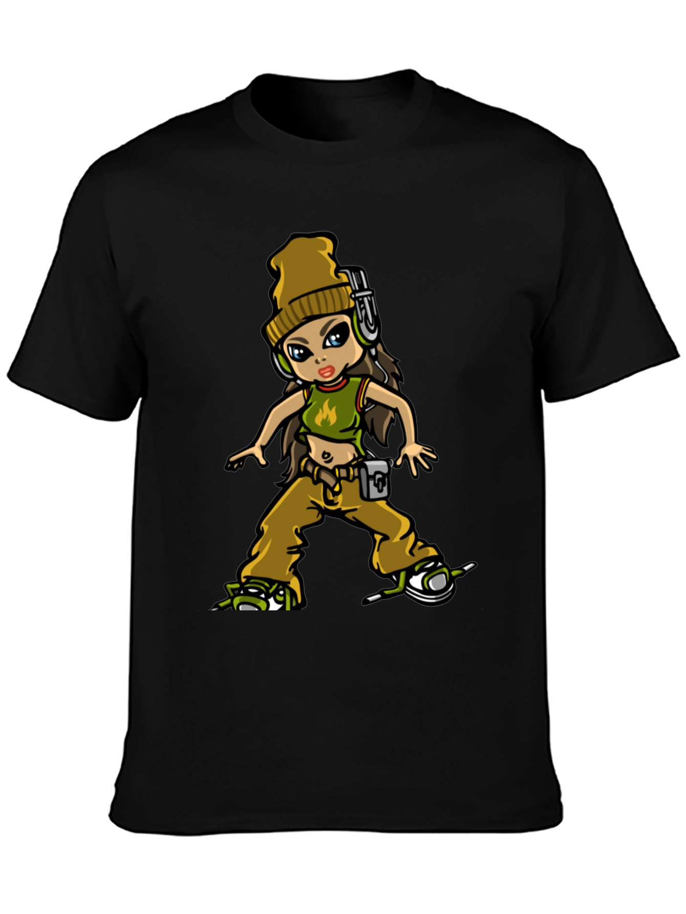 Urban Style Cartoon Graphic Tee