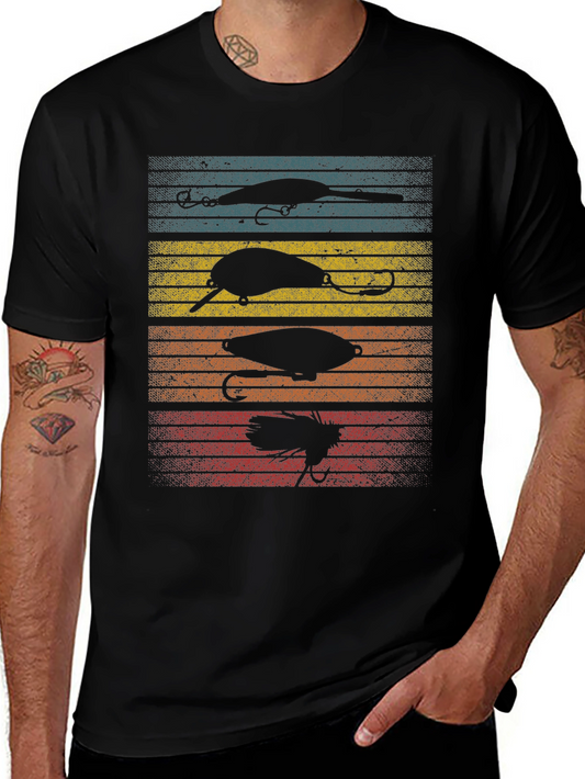 Vintage Fishing Lures Graphic Tee