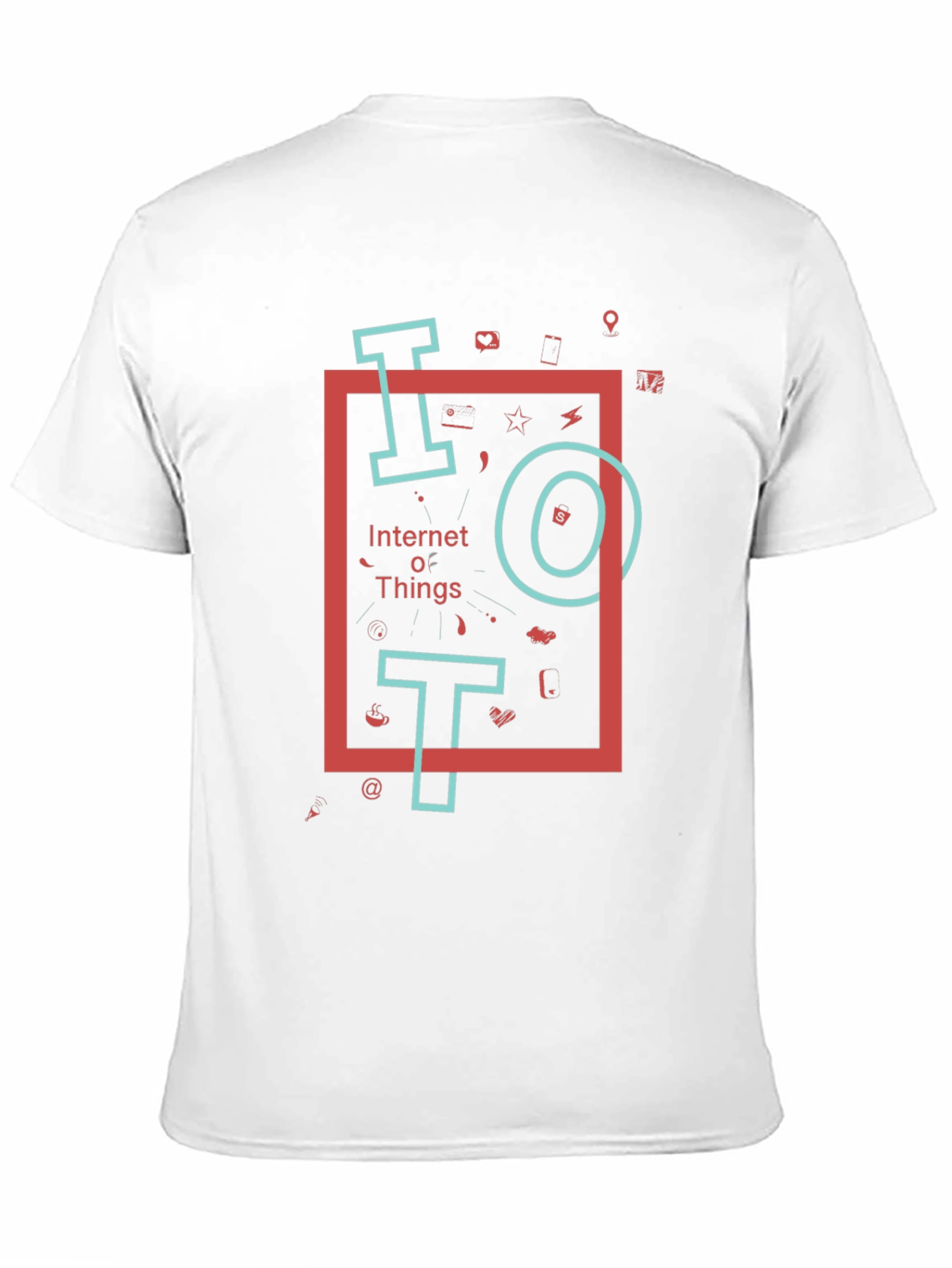 Internet of Things Black Graphic Tee