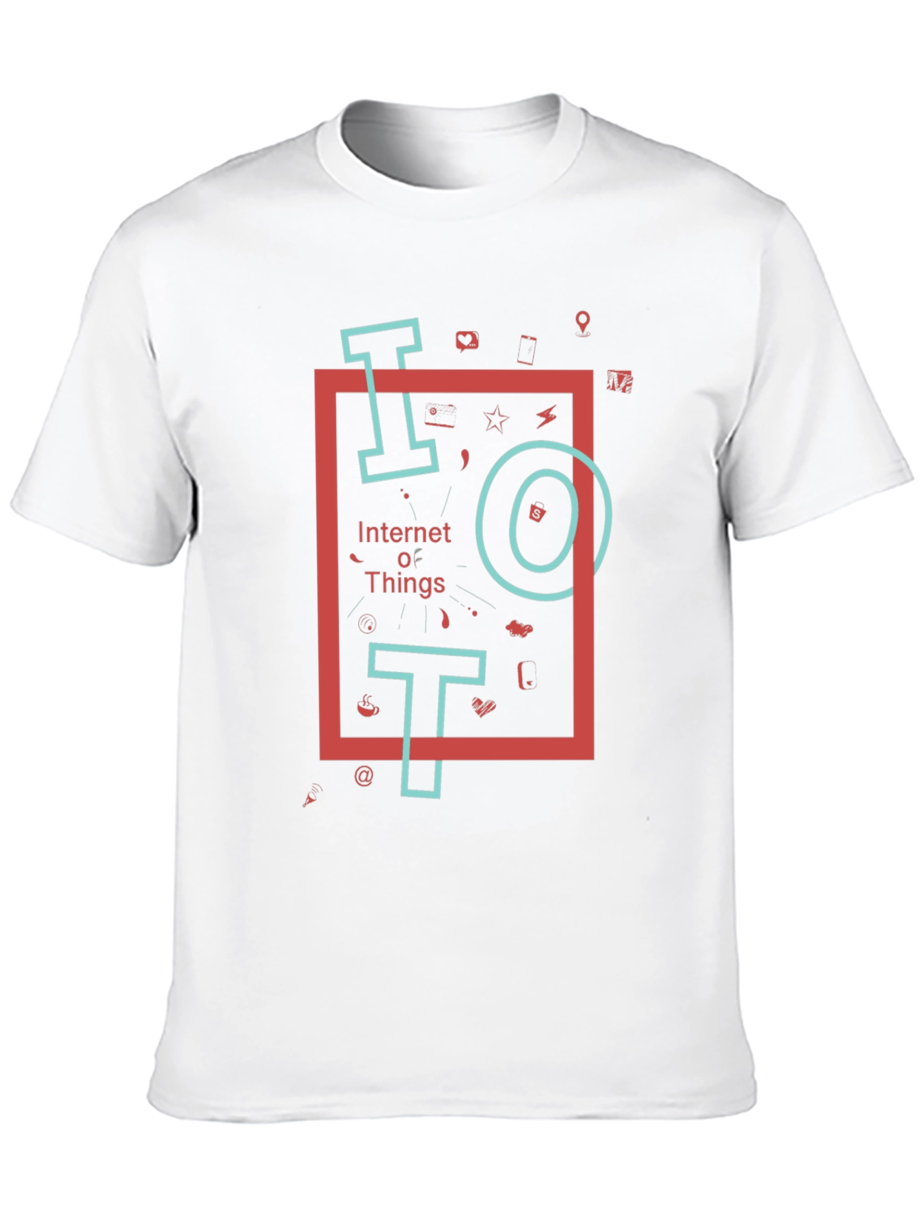 Internet of Things Black Graphic Tee