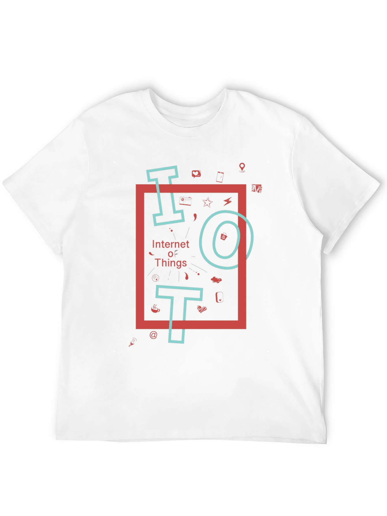 Internet of Things Black Graphic Tee