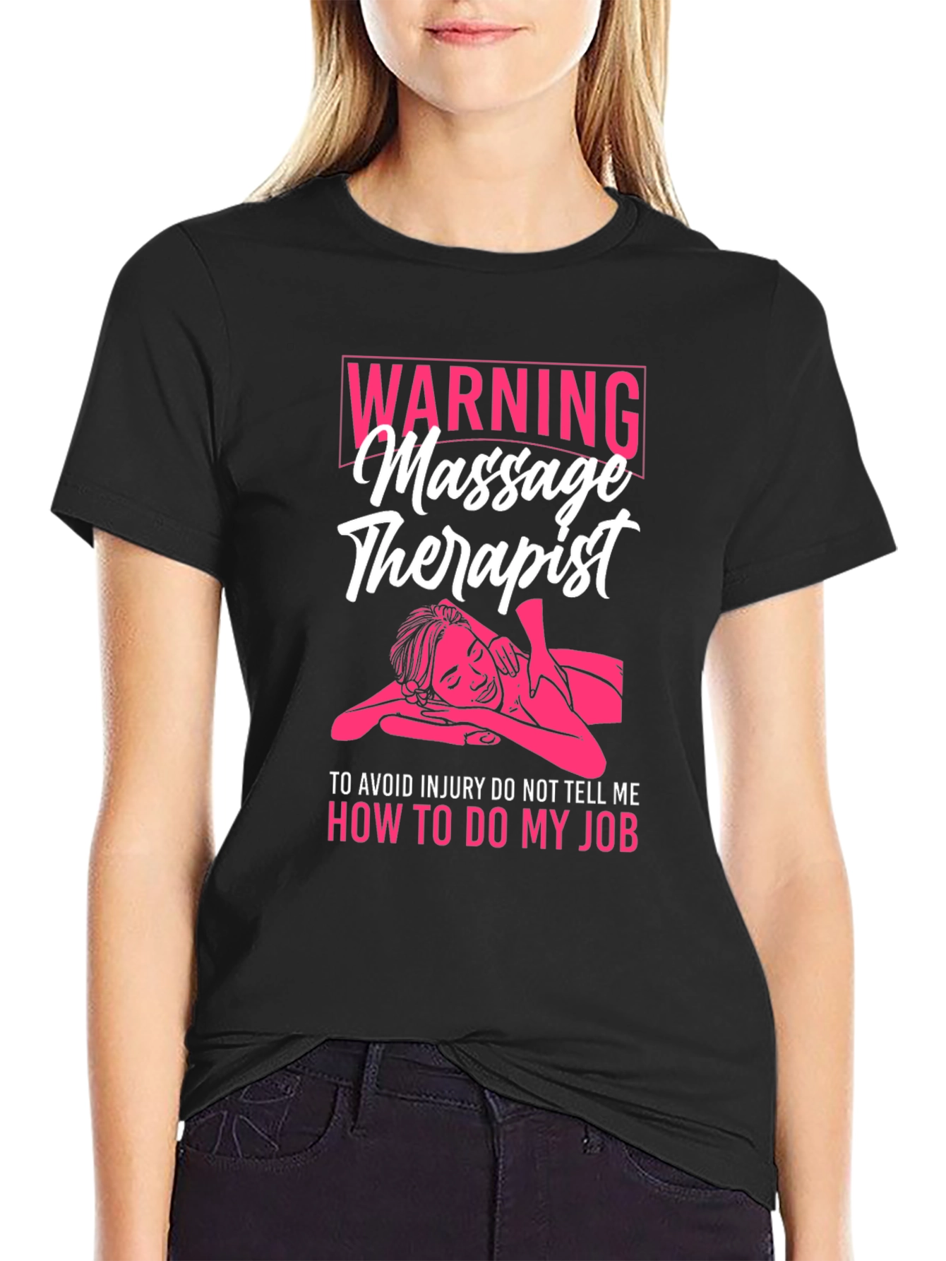 Warning Massage Therapist T-Shirt - Funny Gift Idea