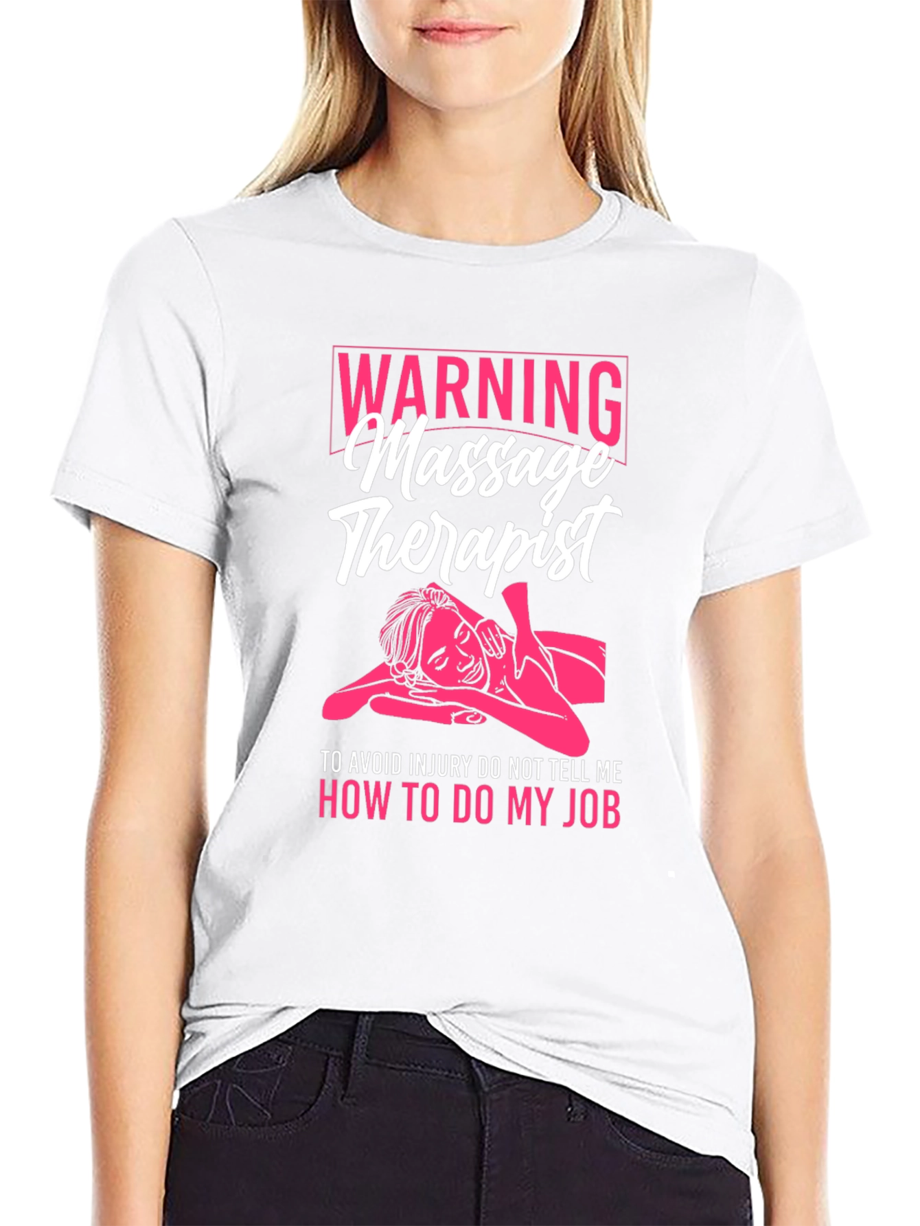 Warning Massage Therapist T-Shirt - Funny Gift Idea