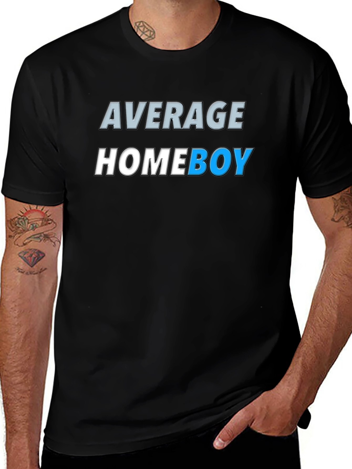 Average Homeboy Graphic Tee - Stylish & Comfy