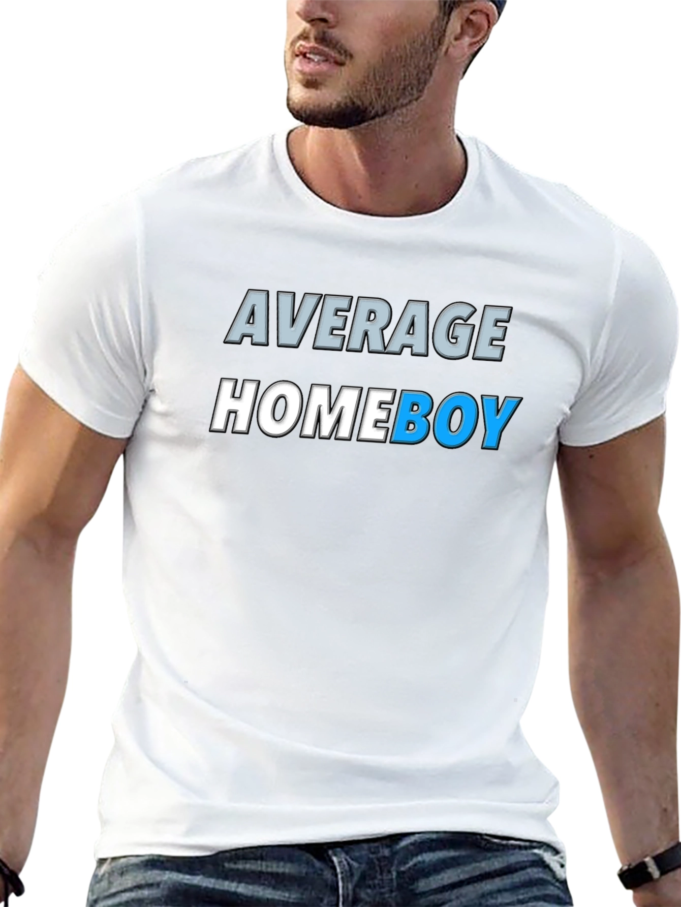 Average Homeboy Graphic Tee - Stylish & Comfy
