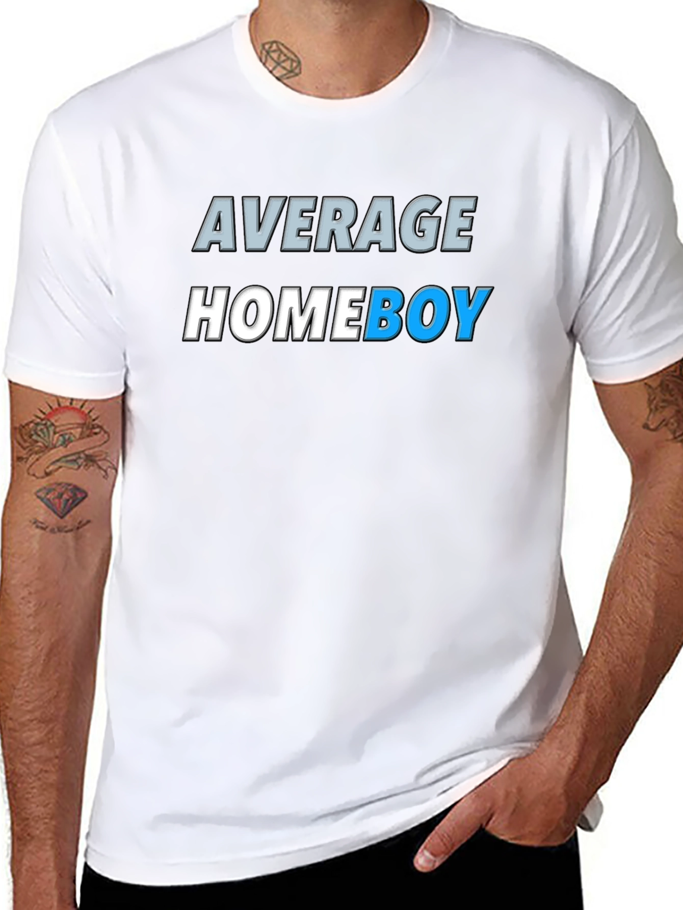 Average Homeboy Graphic Tee - Stylish & Comfy