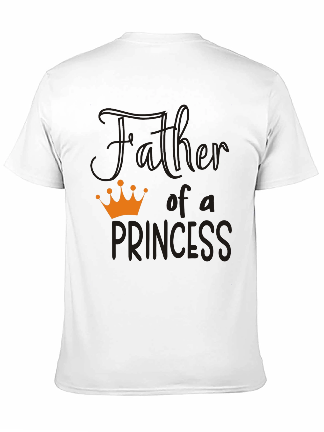 Father of a Princess T-Shirt - Black