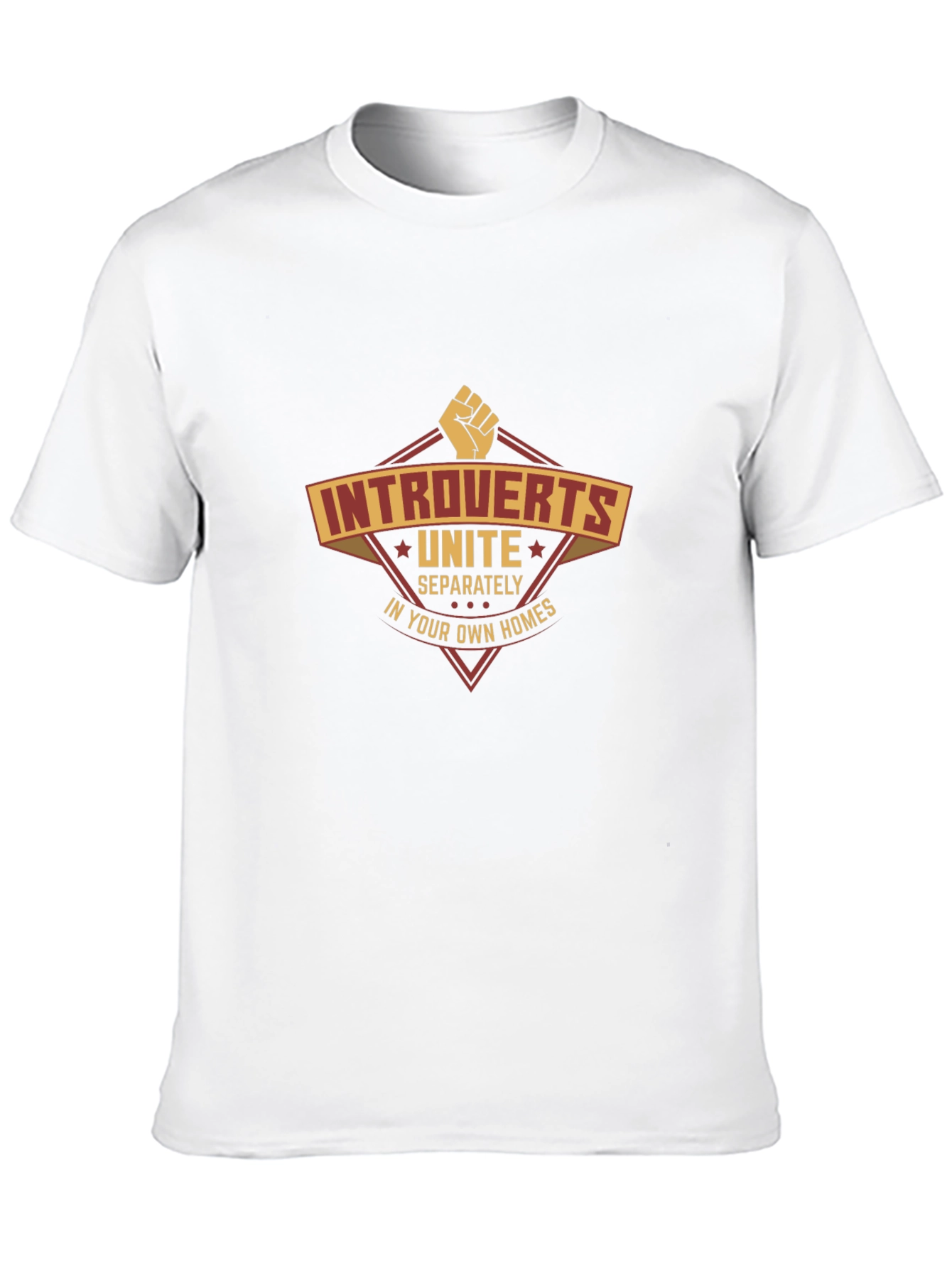 Introverts Unite T-Shirt - Stay Home & Be Happy