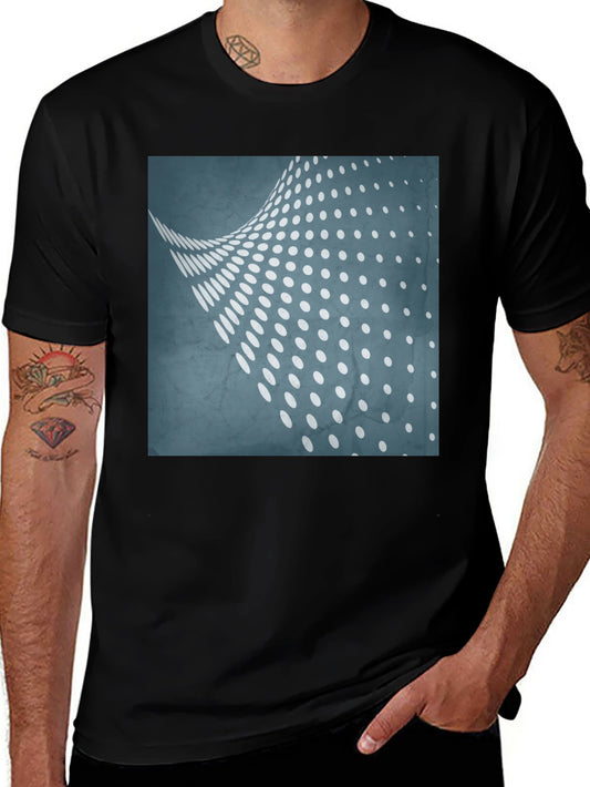 Abstract Dot Pattern Graphic T-Shirt