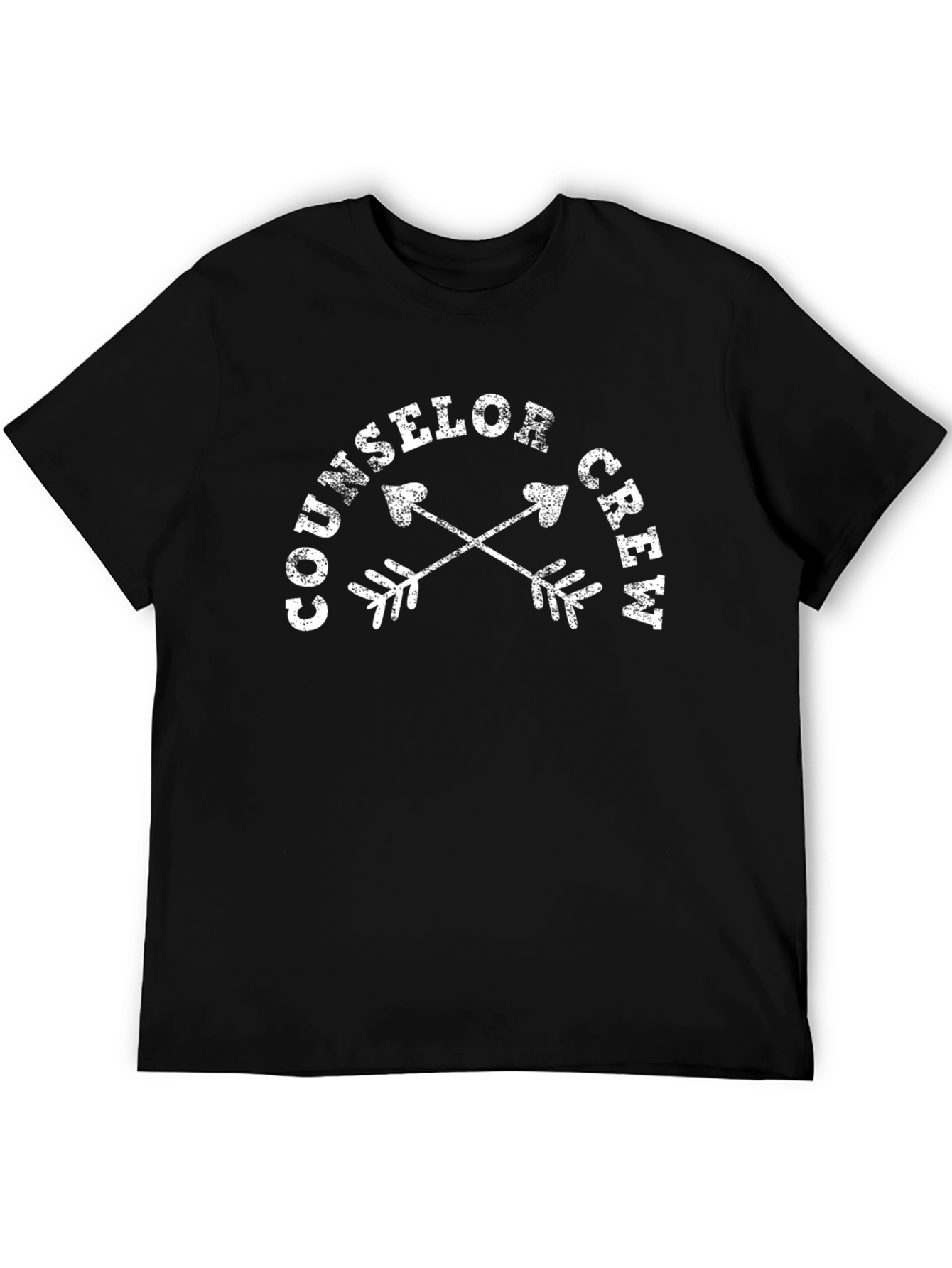 Counselor Crew Arrows Graphic Tee - Black