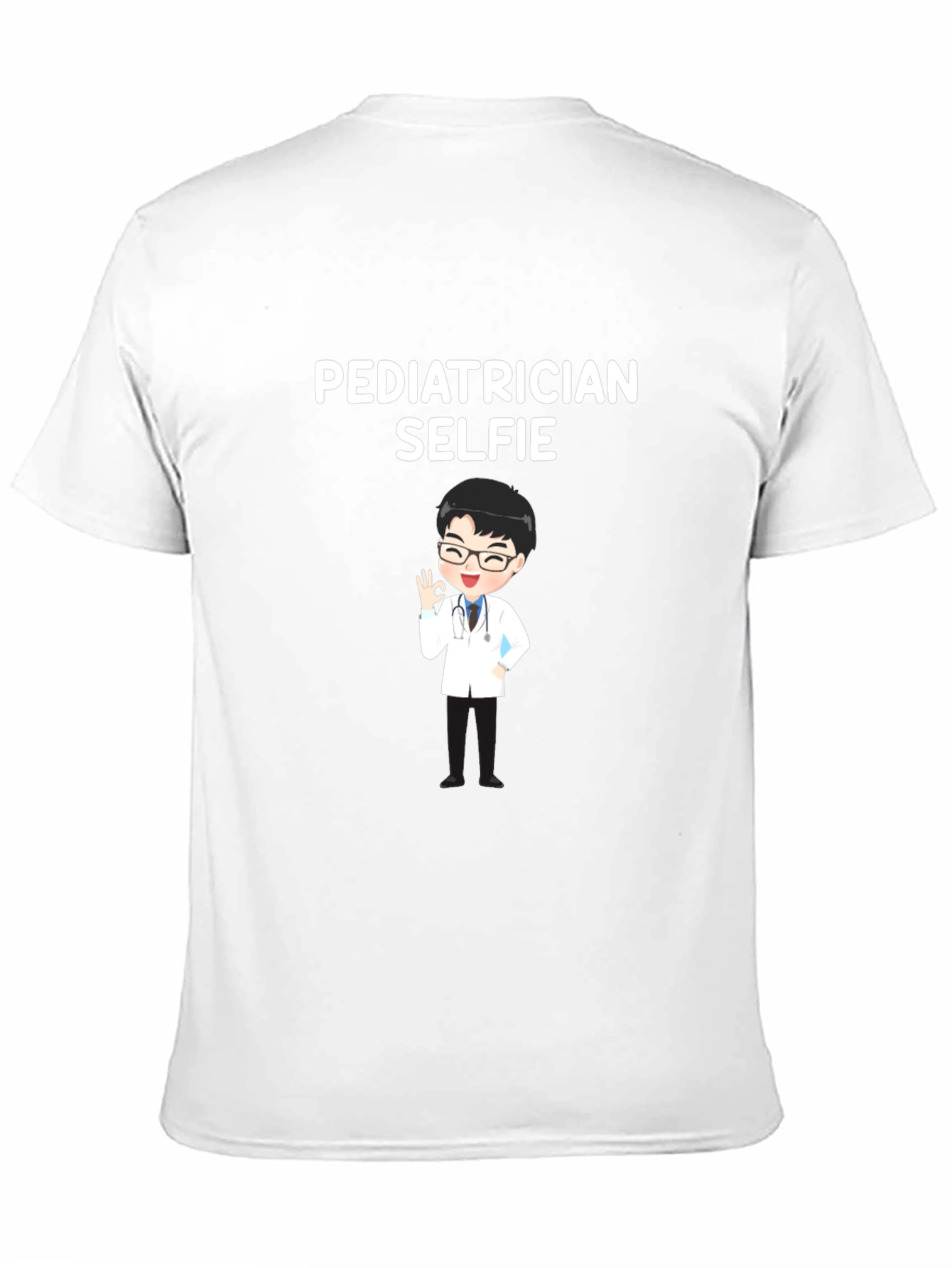 Pediatrician Selfie T-Shirt - Black