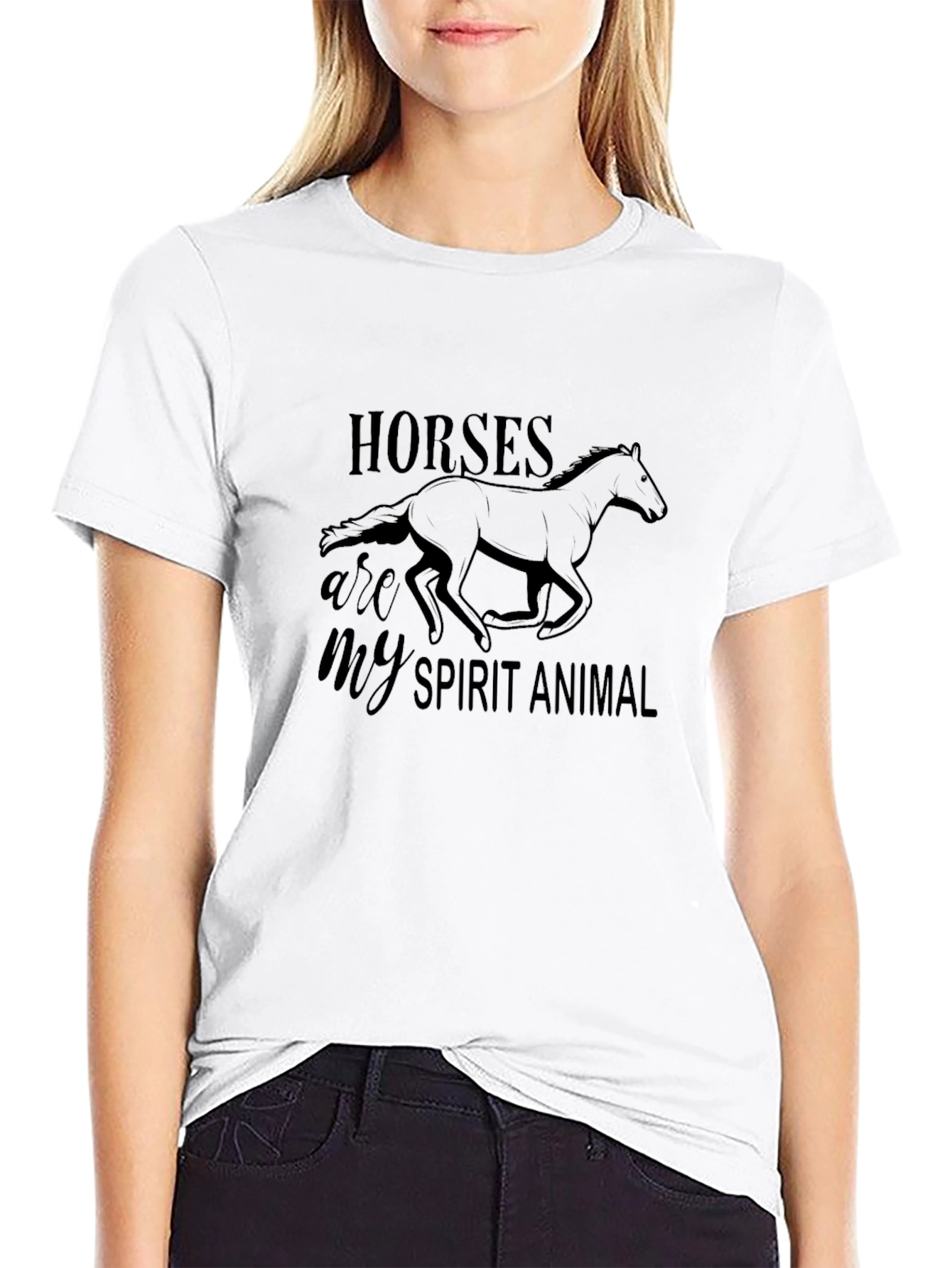 Horses Are My Spirit Animal Graphic Tee