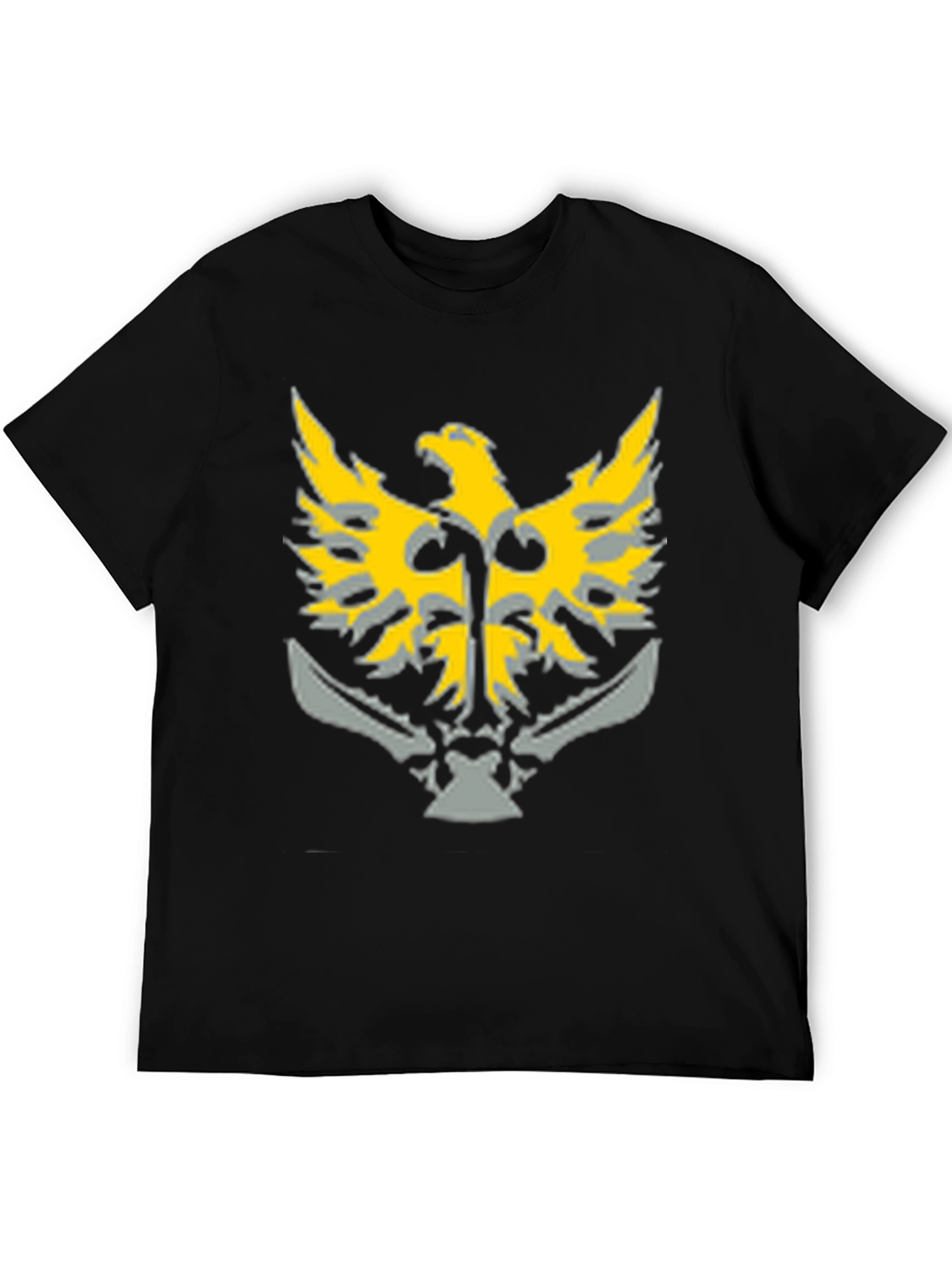 Eagle Emblem Graphic Print Tee - Stylish Mens T-Shirt