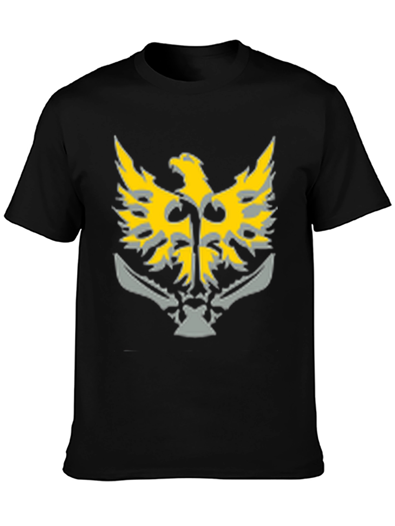 Eagle Emblem Graphic Print Tee - Stylish Mens T-Shirt