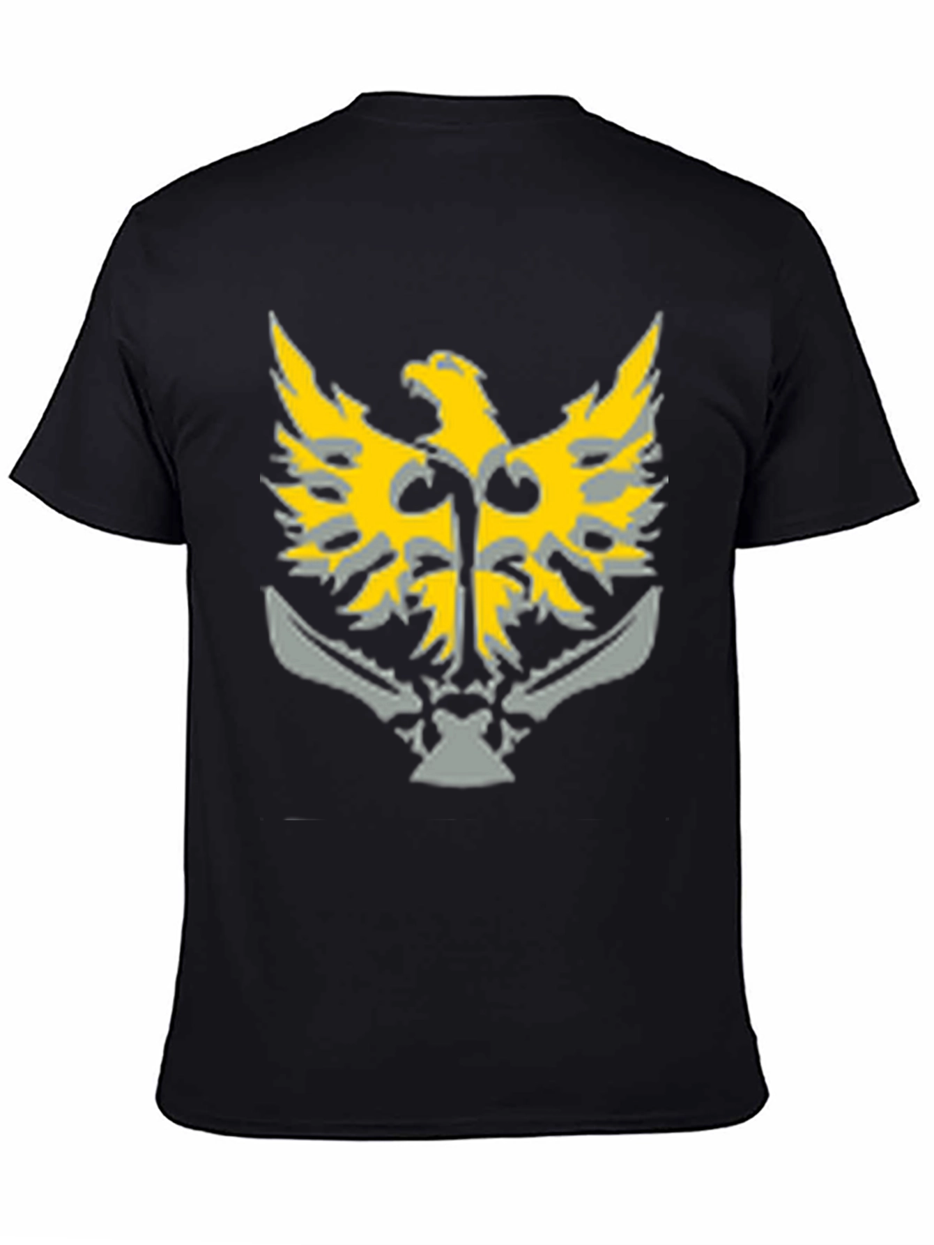 Eagle Emblem Graphic Print Tee - Stylish Mens T-Shirt