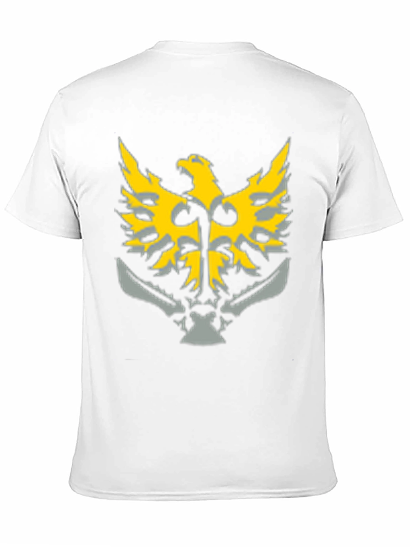 Eagle Emblem Graphic Print Tee - Stylish Mens T-Shirt