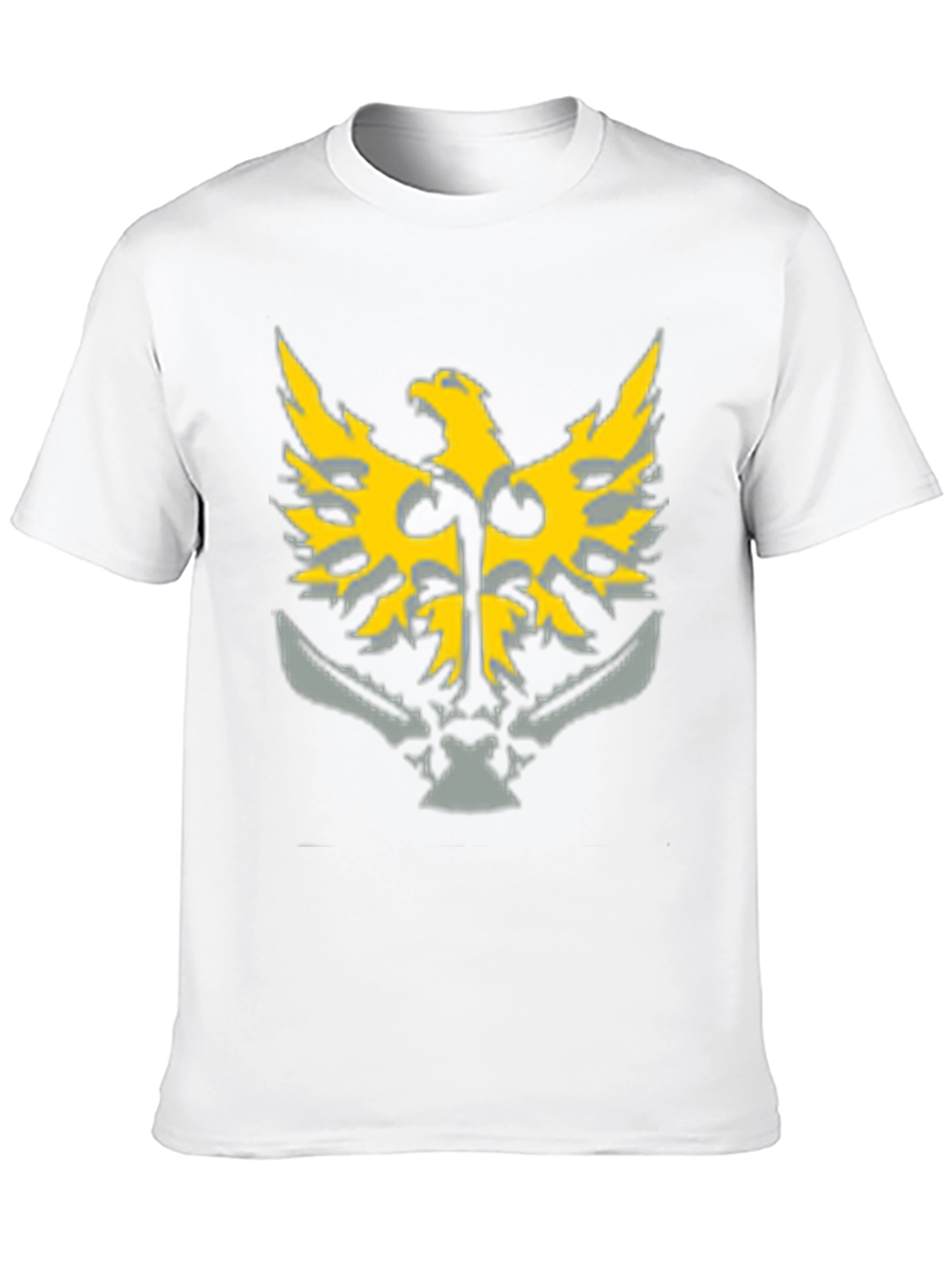 Eagle Emblem Graphic Print Tee - Stylish Mens T-Shirt