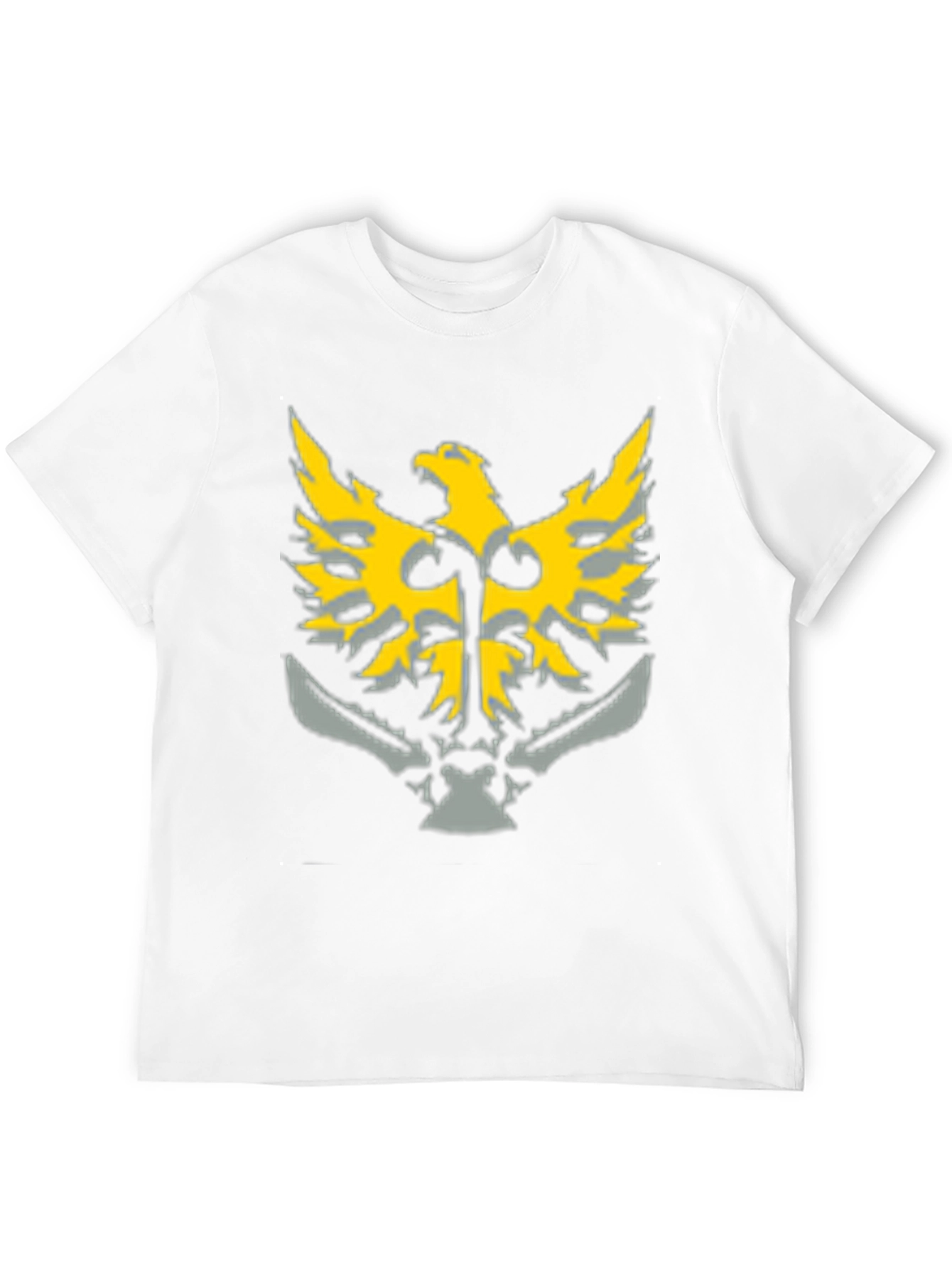 Eagle Emblem Graphic Print Tee - Stylish Mens T-Shirt