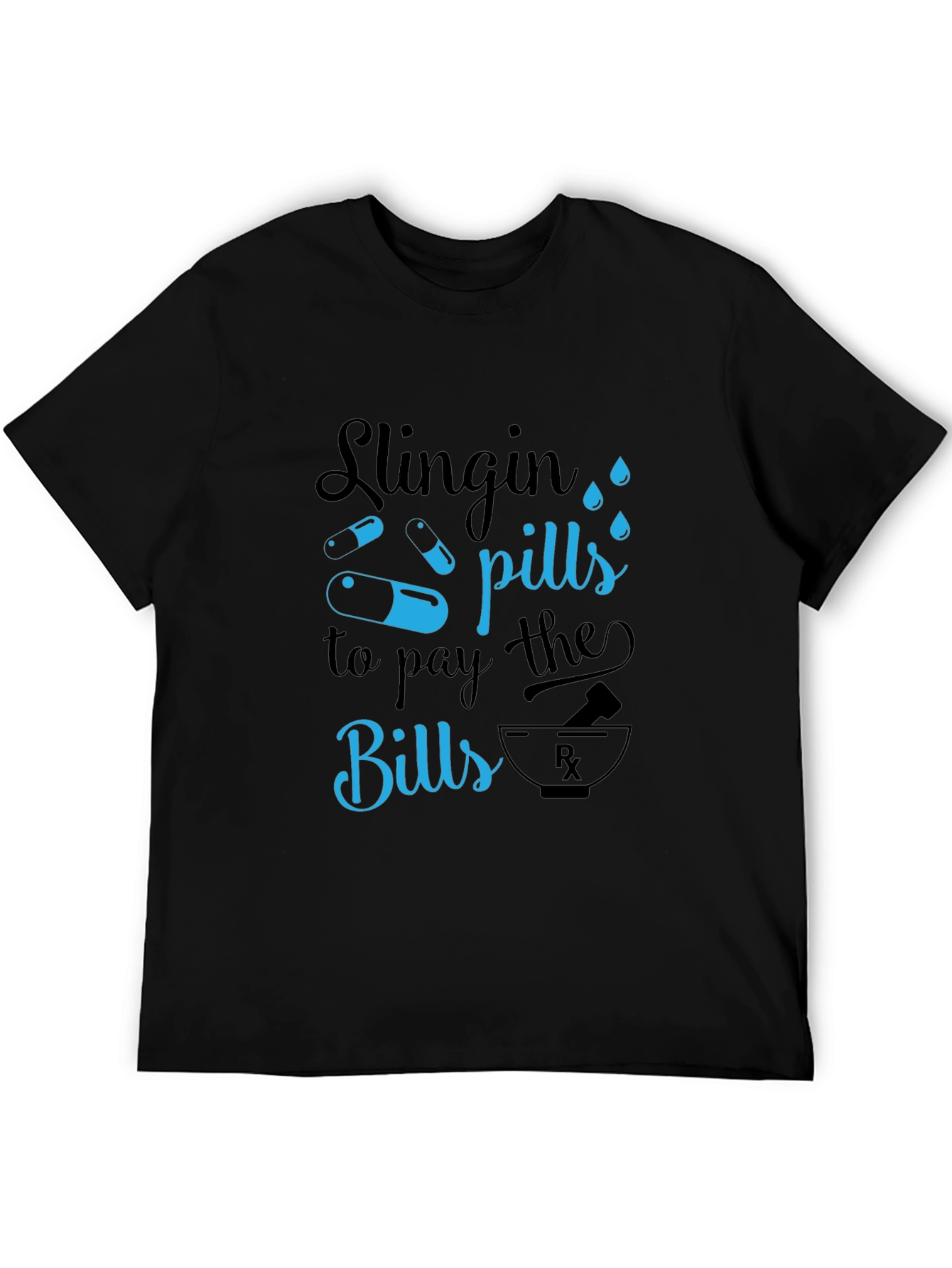 Slingin Pills Graphic T-Shirt - Funny Pharmacy Tee