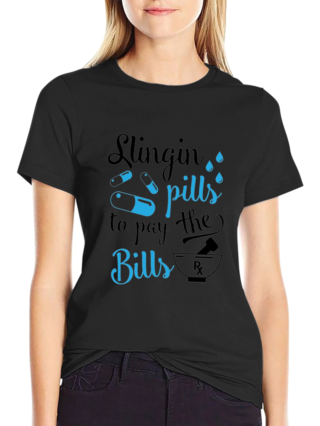 Slingin Pills Graphic T-Shirt - Funny Pharmacy Tee
