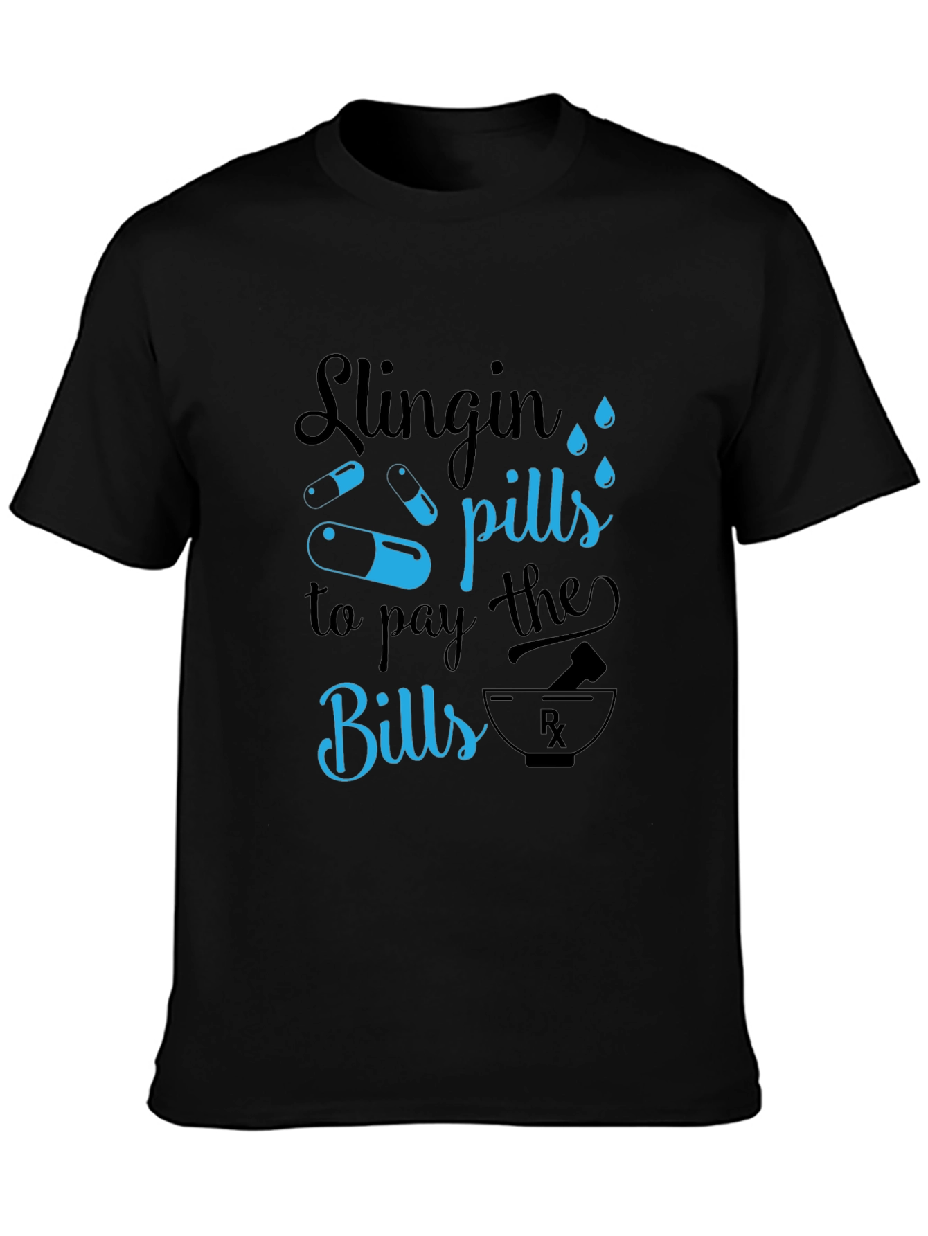Slingin Pills Graphic T-Shirt - Funny Pharmacy Tee