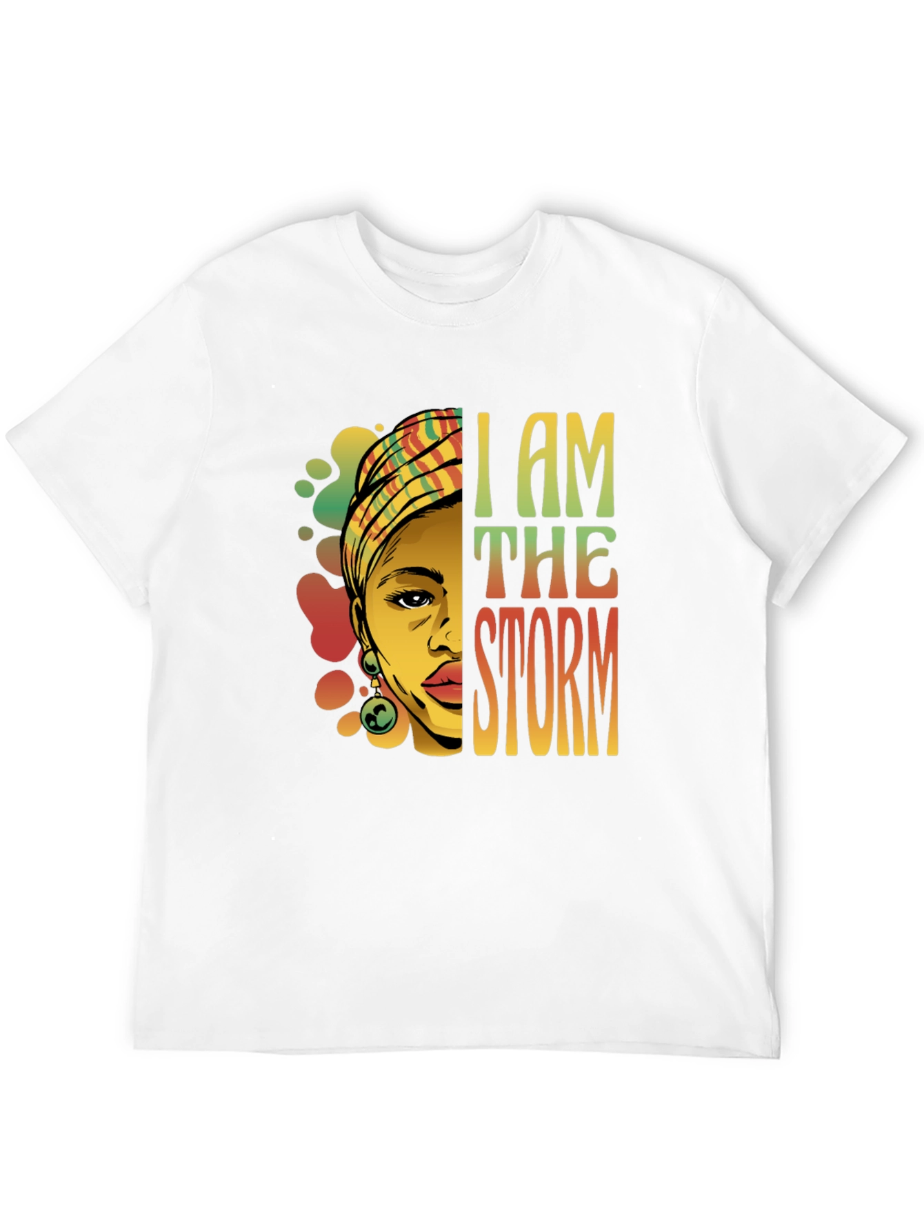 I Am The Storm Graphic Tee - Black