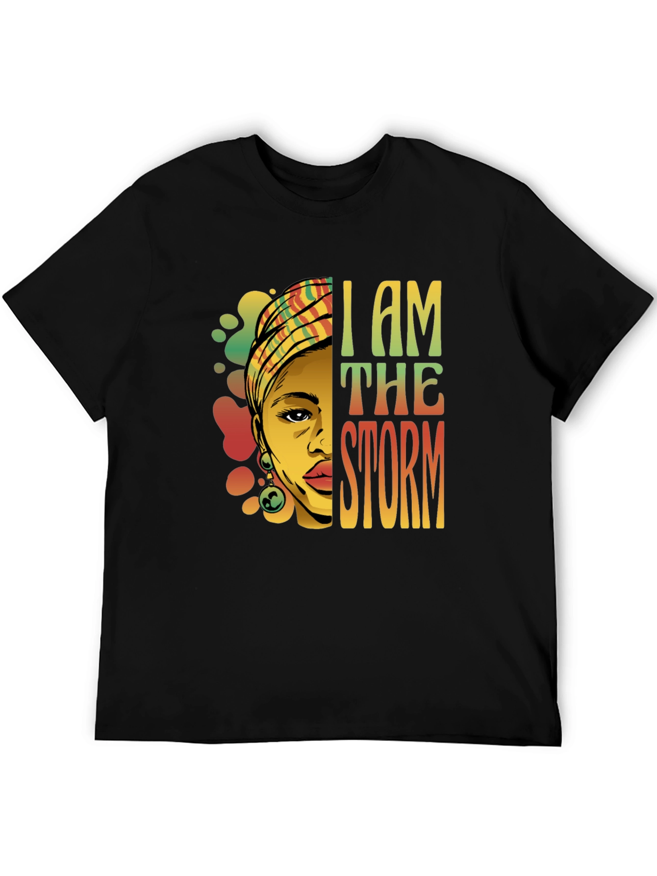 I Am The Storm Graphic Tee - Black