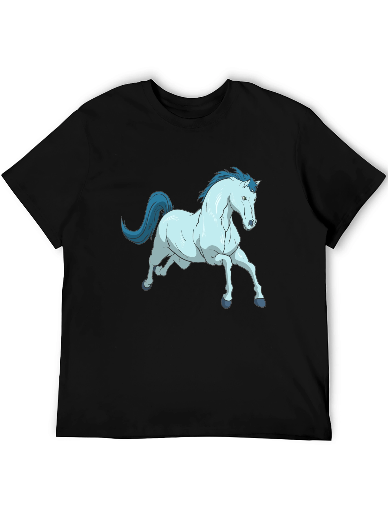 Horse Graphic Tee - Unique Cartoon Design