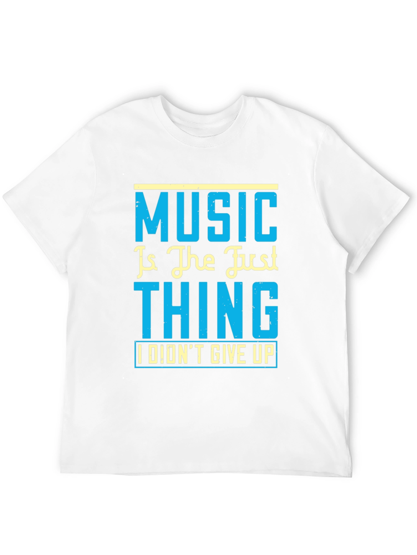 Music is the Just Thing Black T-Shirt