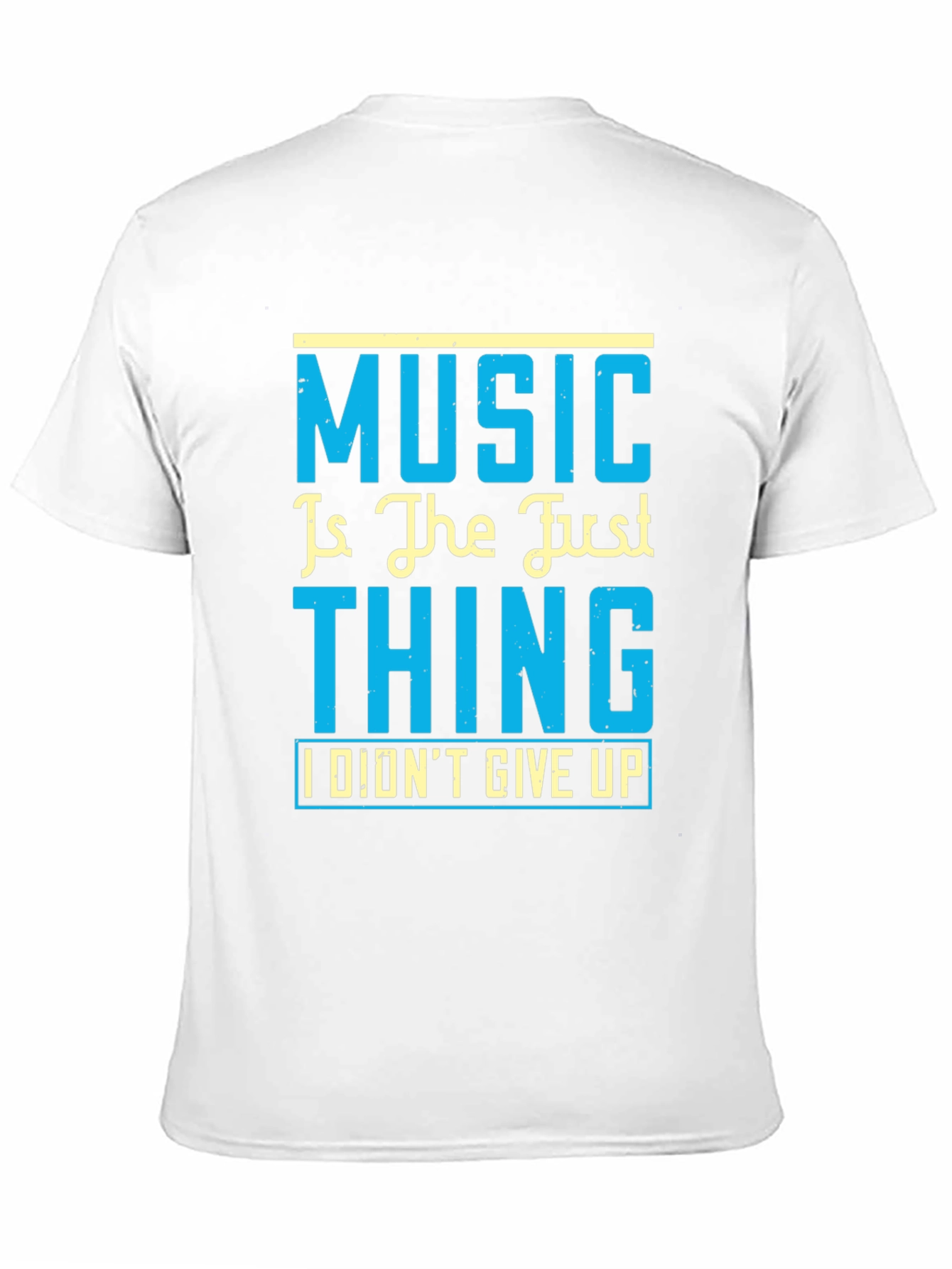 Music is the Just Thing Black T-Shirt