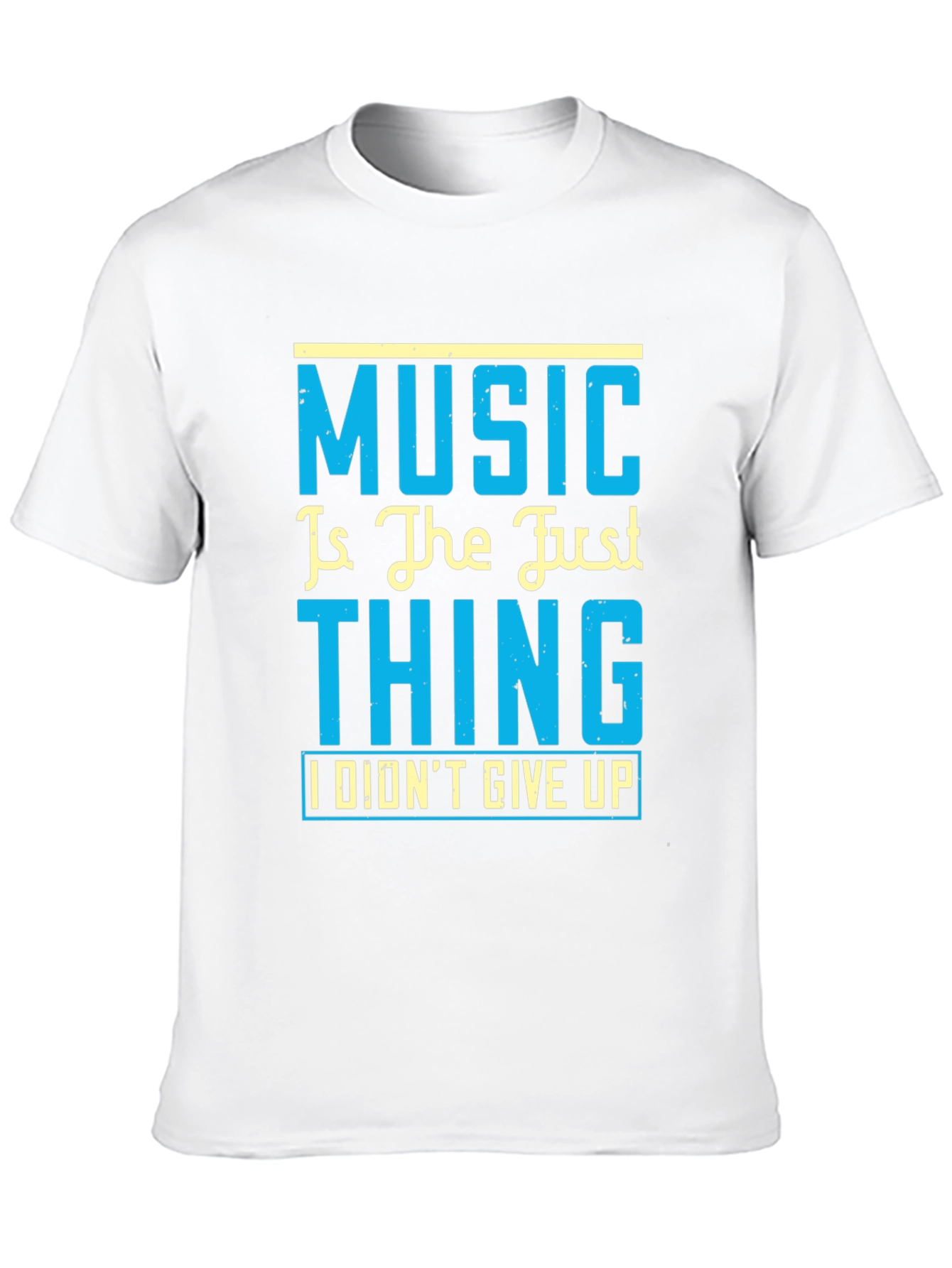Music is the Just Thing Black T-Shirt