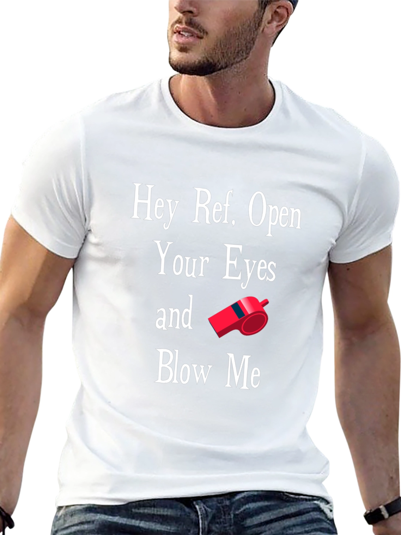 Hey Ref Open Your Eyes Graphic T-Shirt