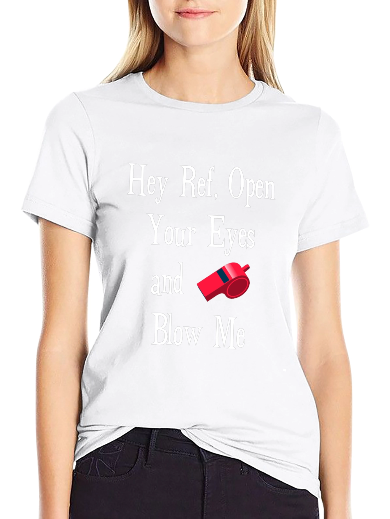 Hey Ref Open Your Eyes Graphic T-Shirt