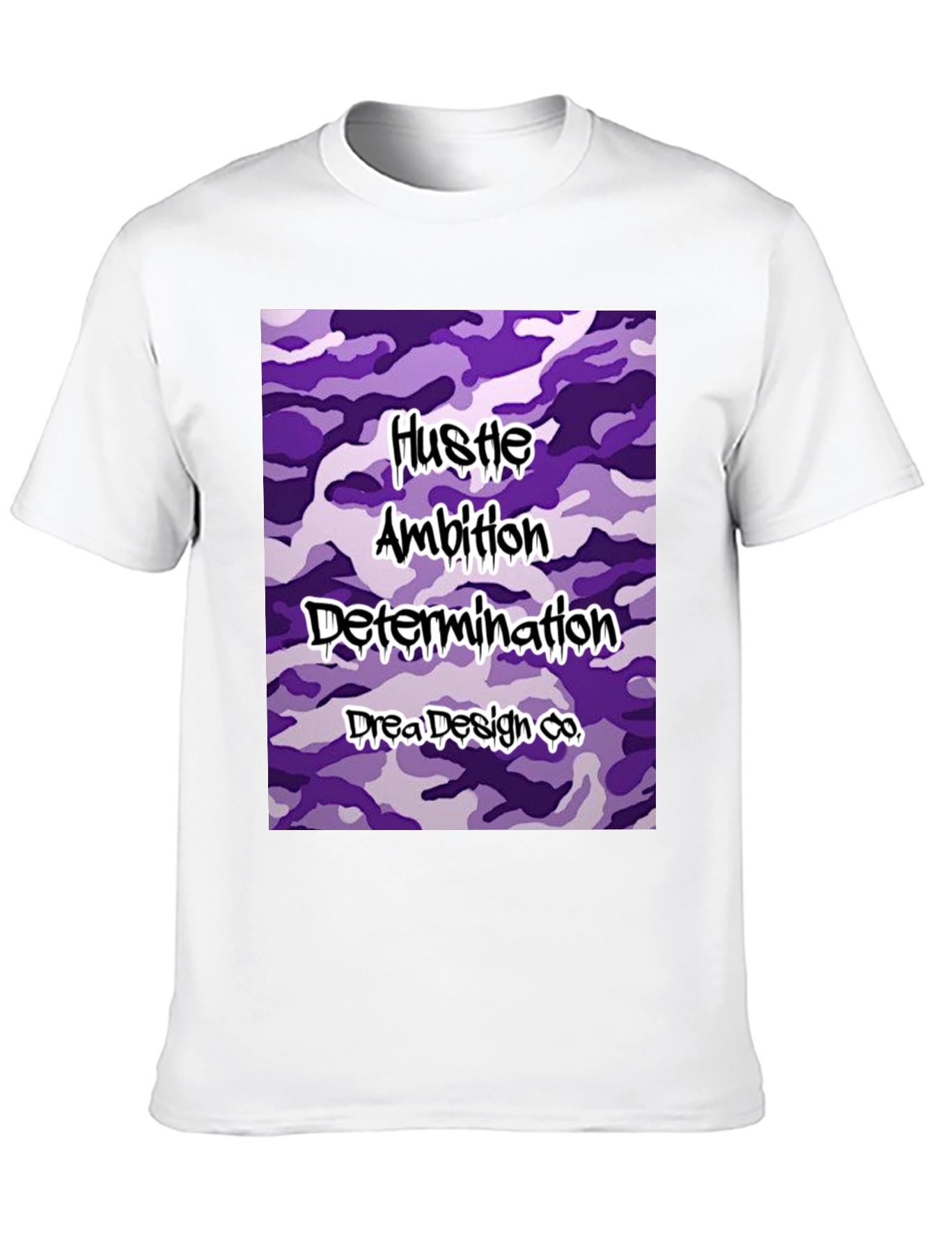 Hustle Ambition Determination Tee - Drea Design Co.