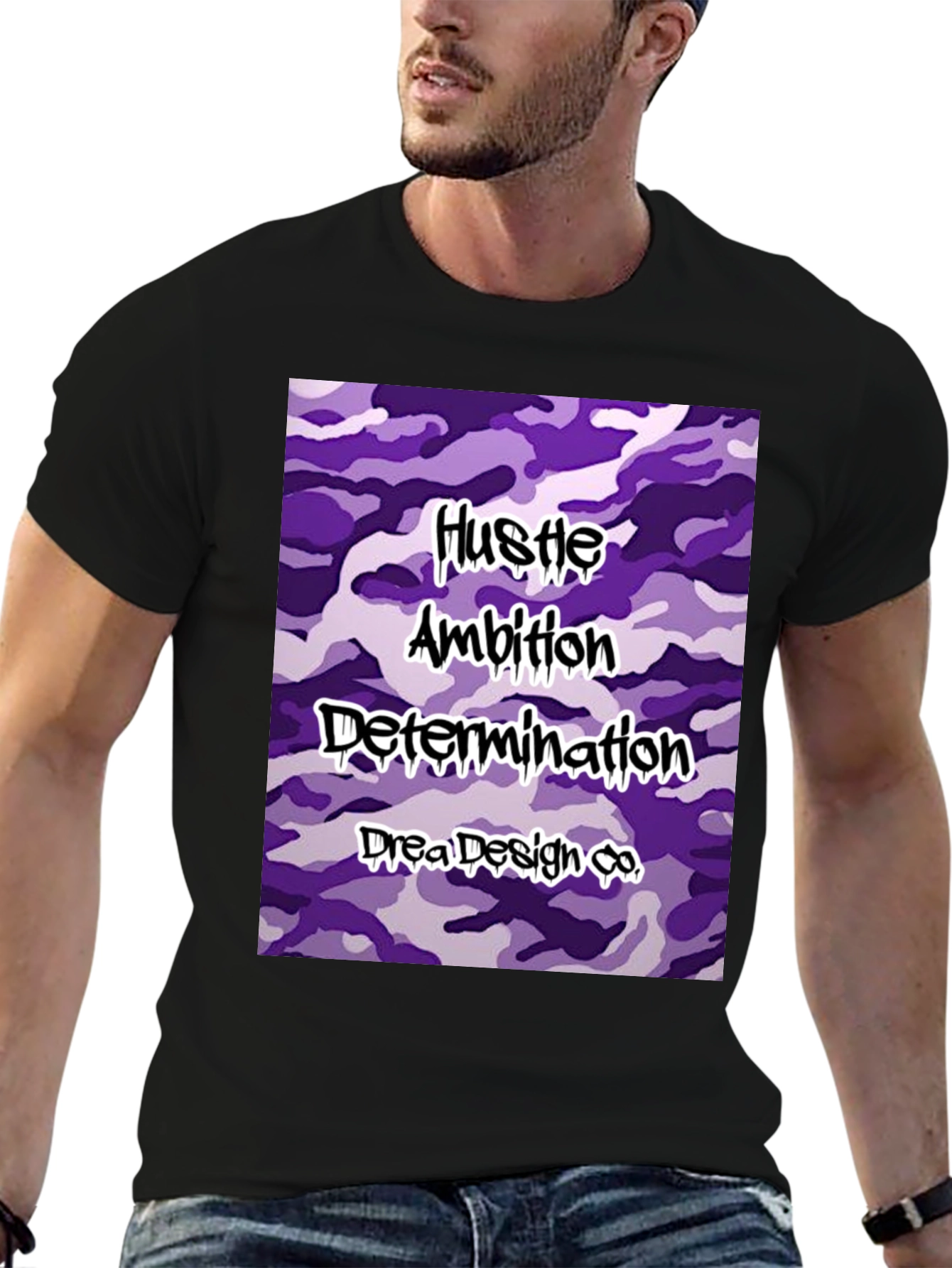 Hustle Ambition Determination Tee - Drea Design Co.