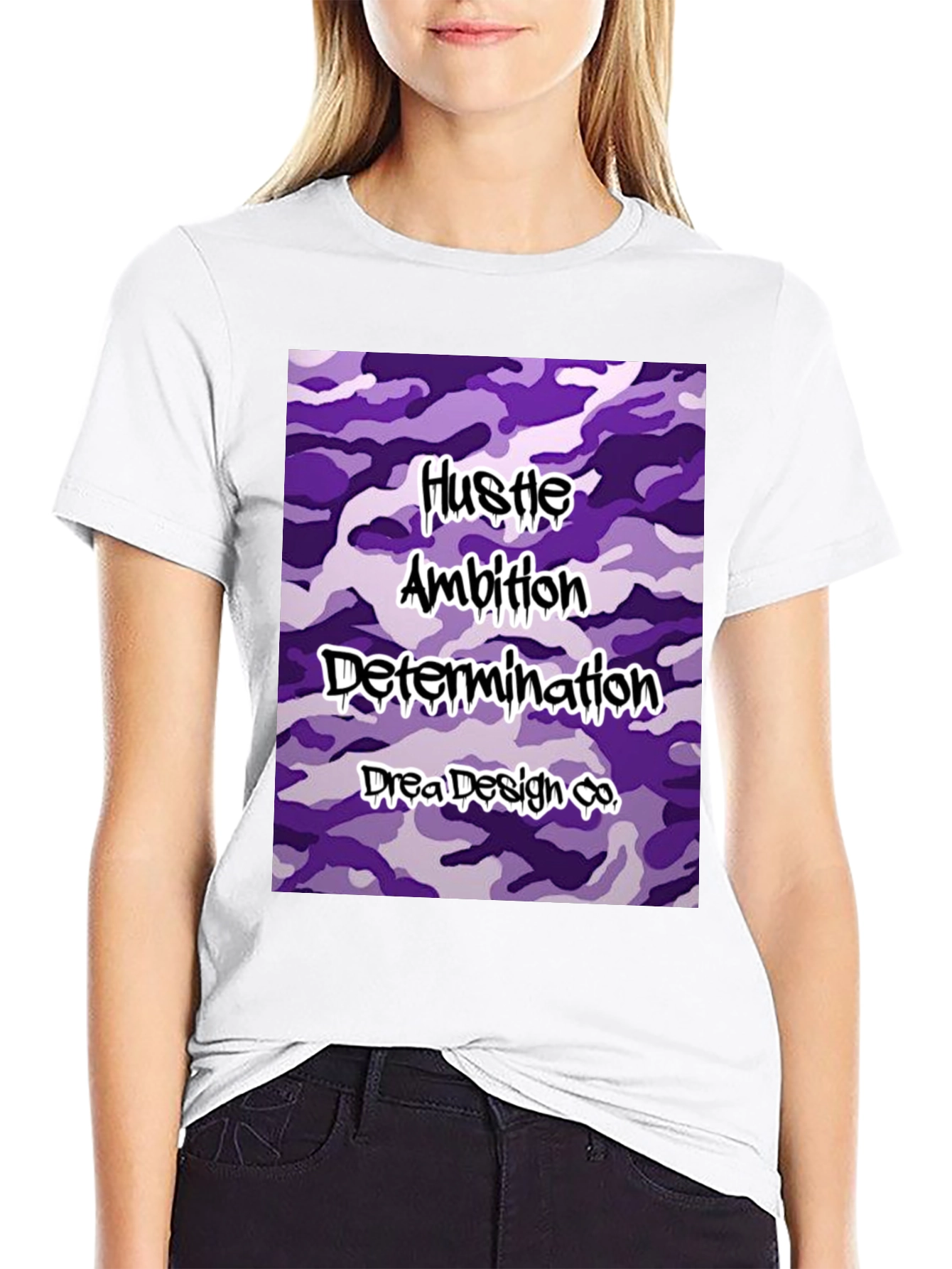 Hustle Ambition Determination Tee - Drea Design Co.
