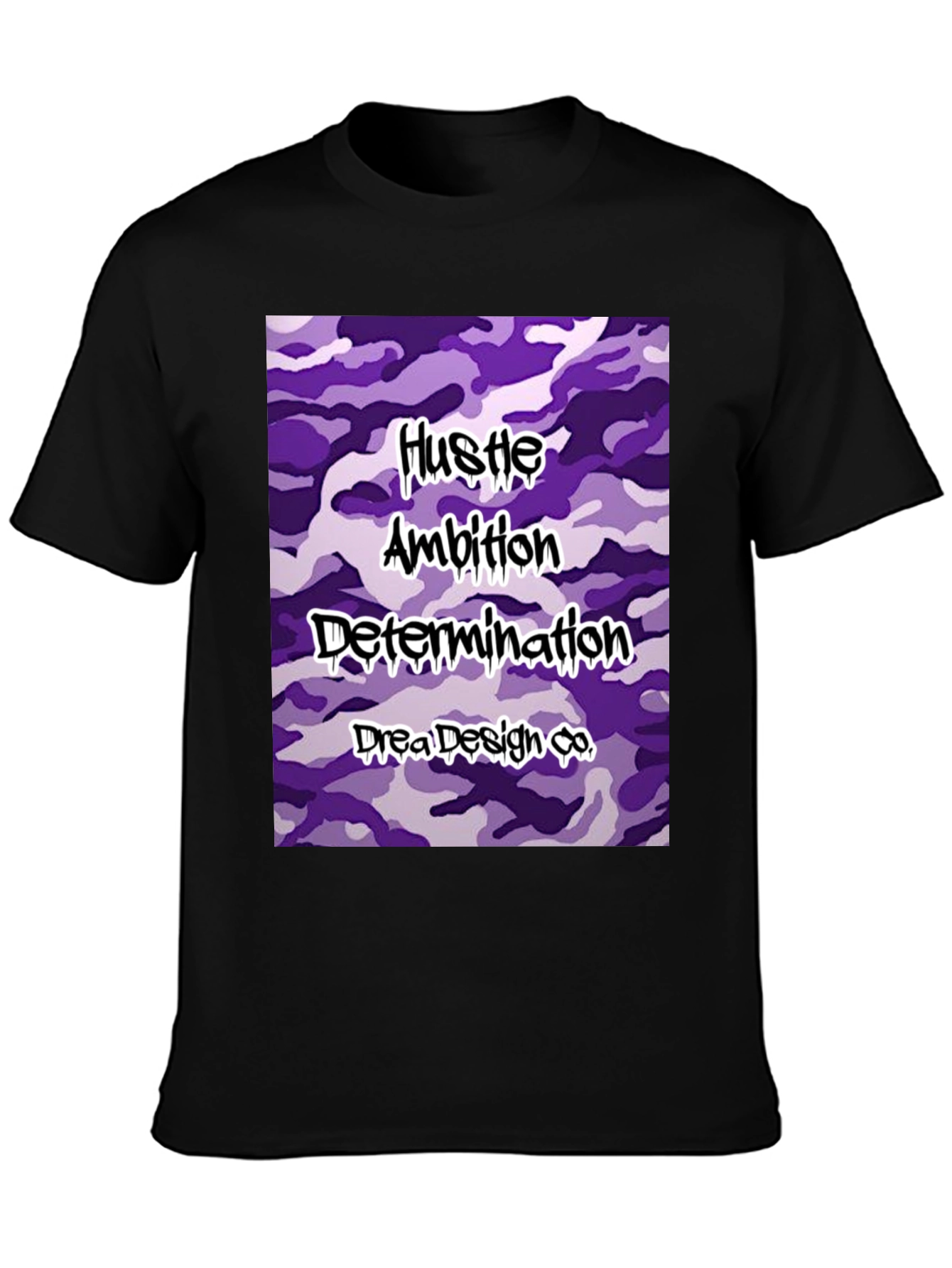 Hustle Ambition Determination Tee - Drea Design Co.