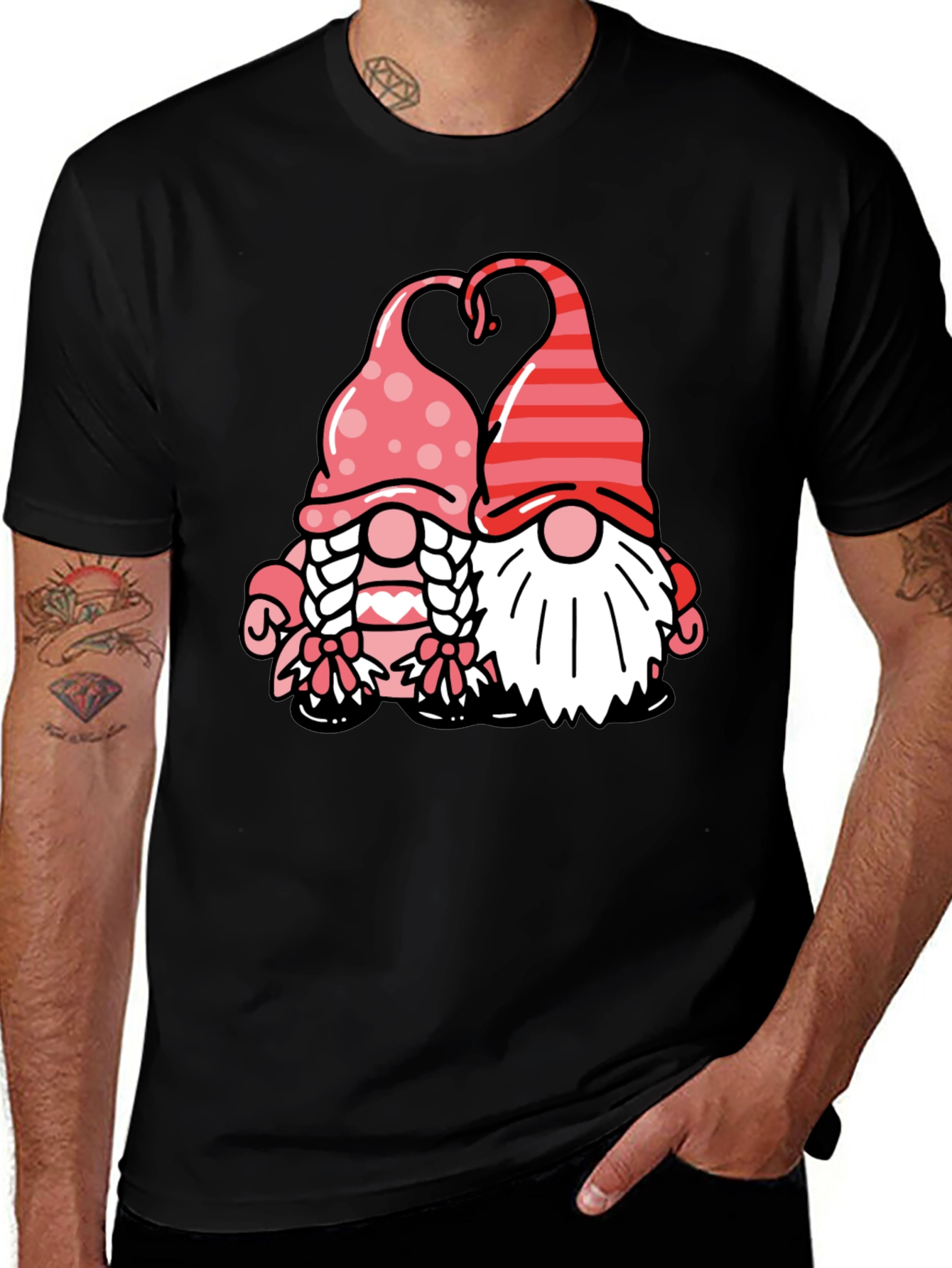 Valentine Gnome Couple T-Shirt