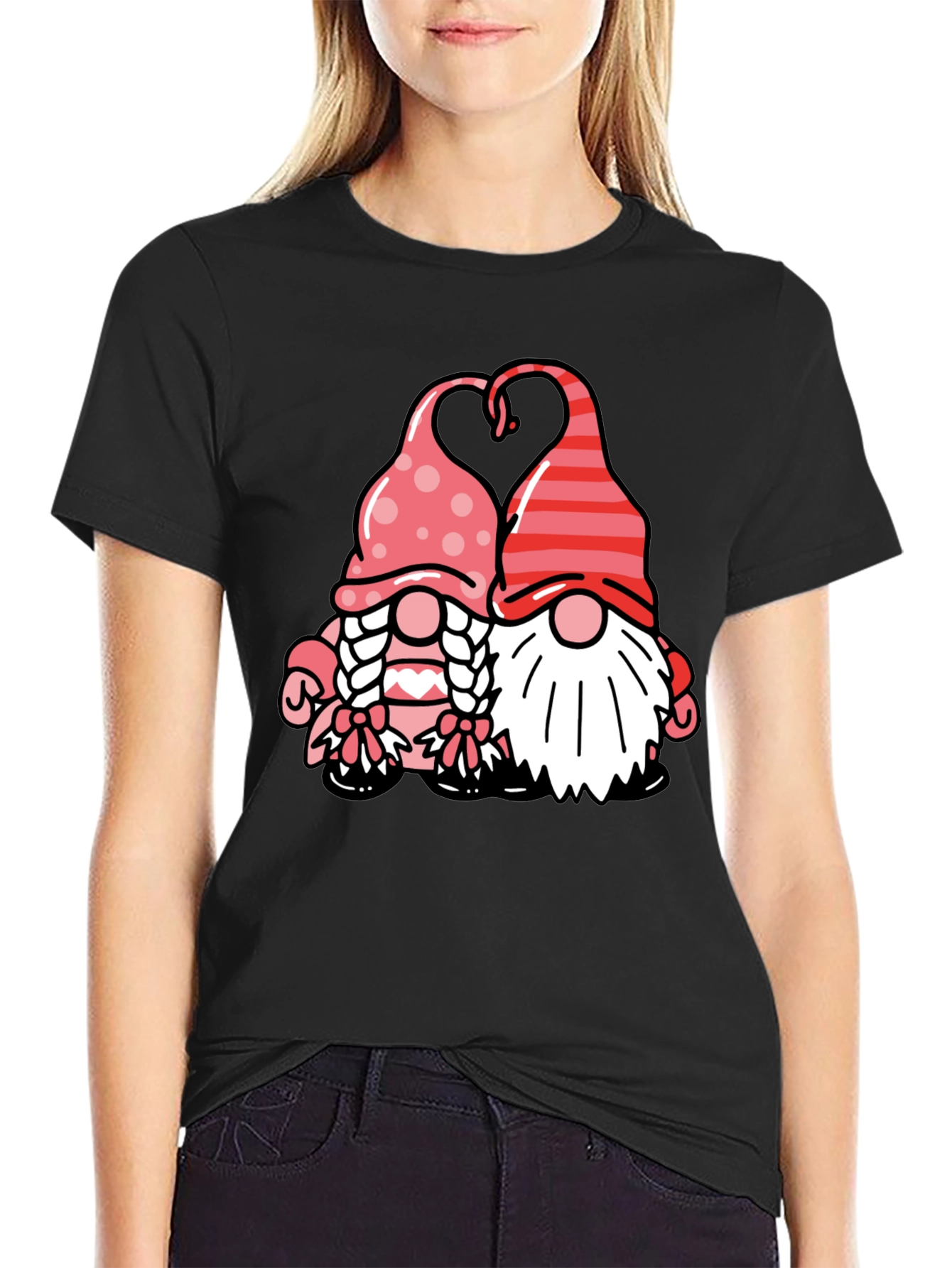 Valentine Gnome Couple T-Shirt