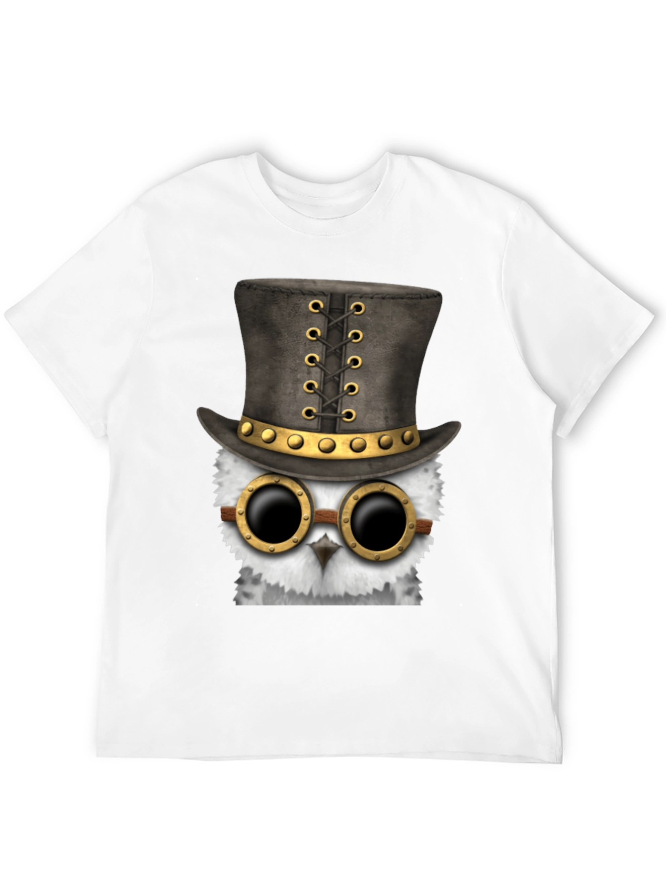 Steampunk Owl T-Shirt - Unique Design!