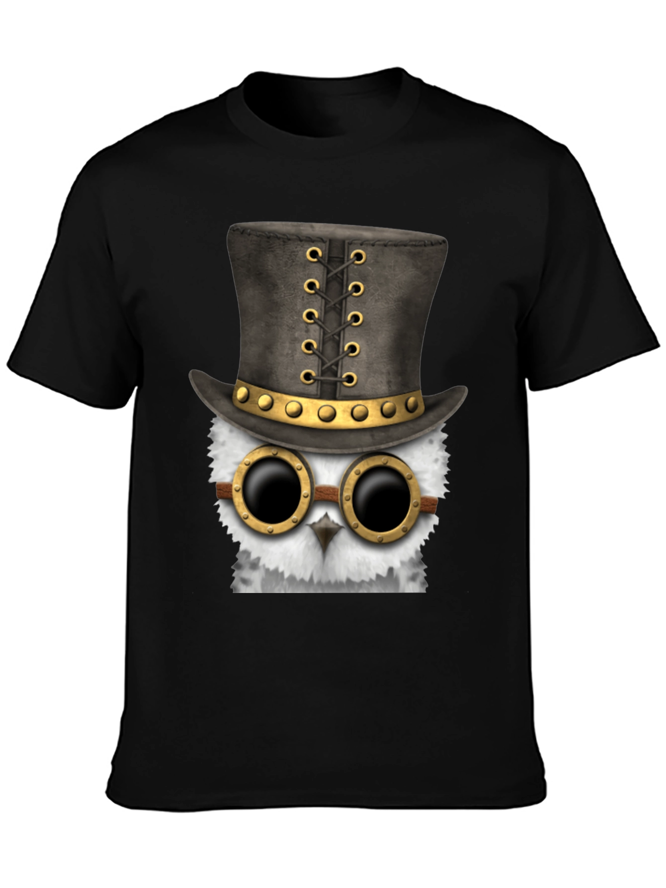 Steampunk Owl T-Shirt - Unique Design!