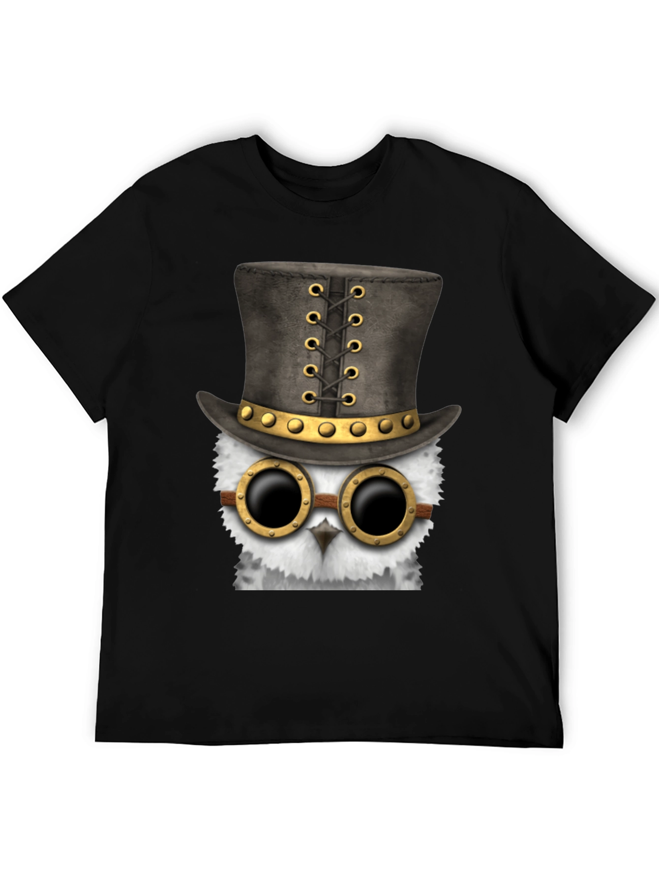 Steampunk Owl T-Shirt - Unique Design!