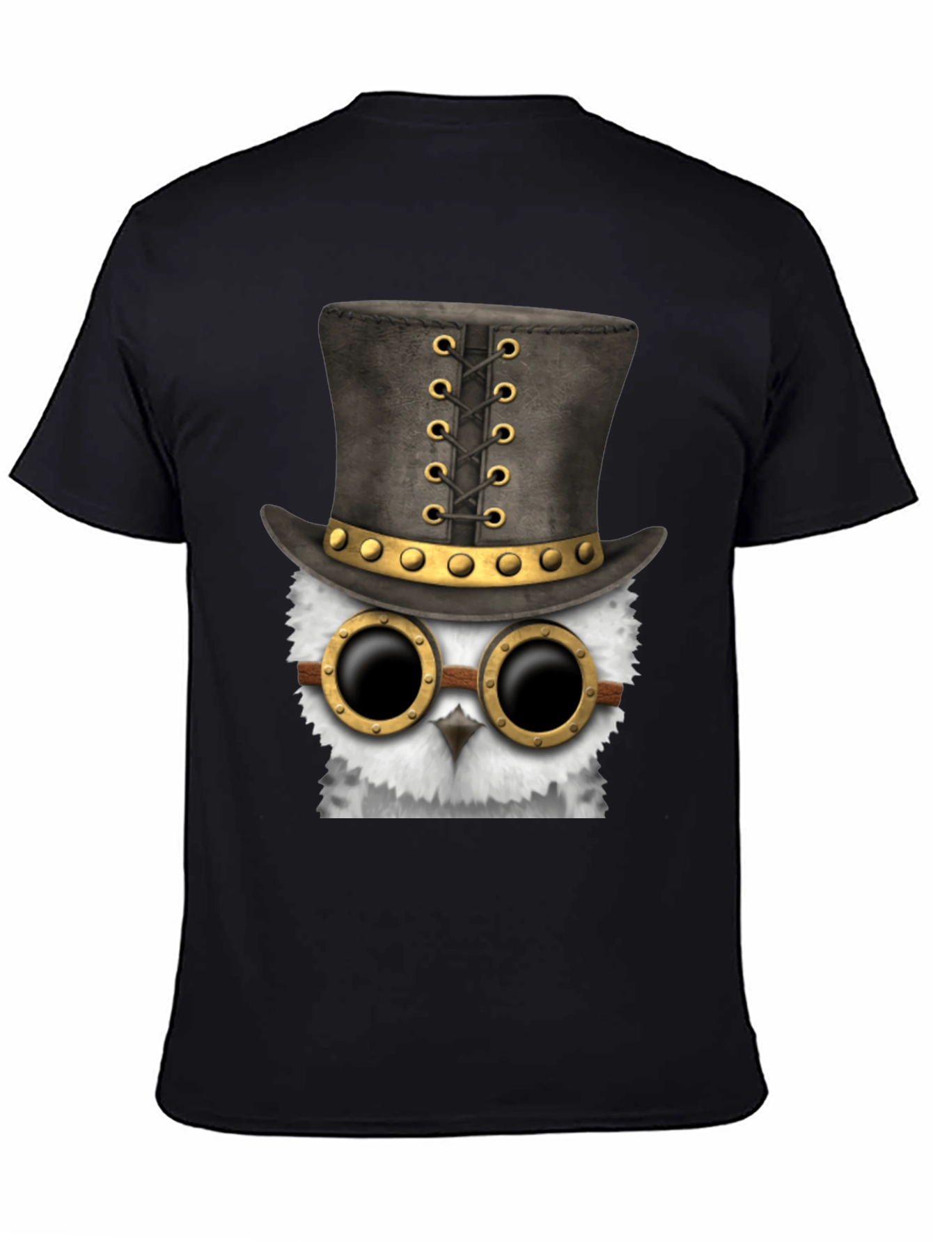 Steampunk Owl T-Shirt - Unique Design!