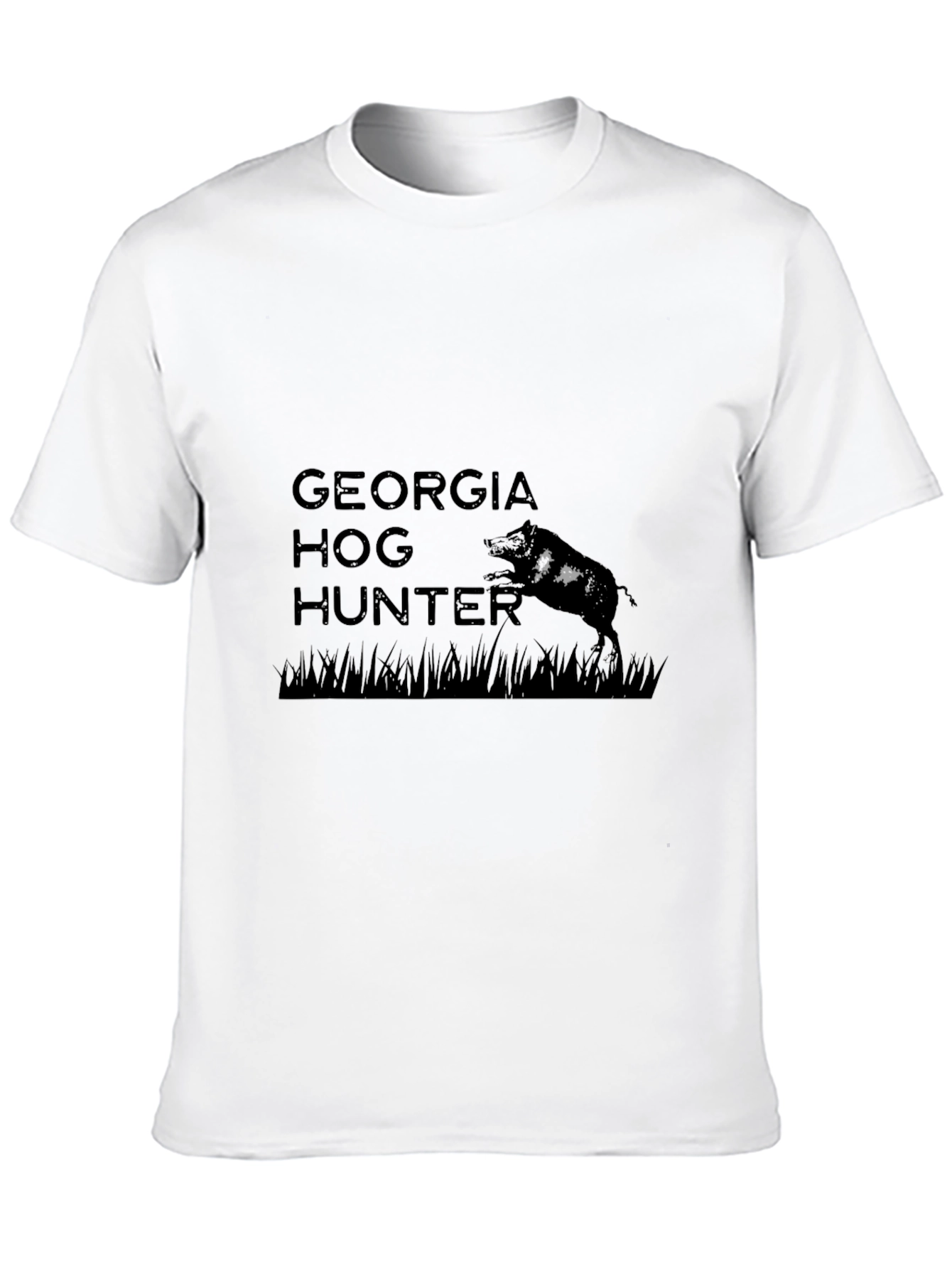 Georgia Hog Hunter Graphic T-Shirt Black
