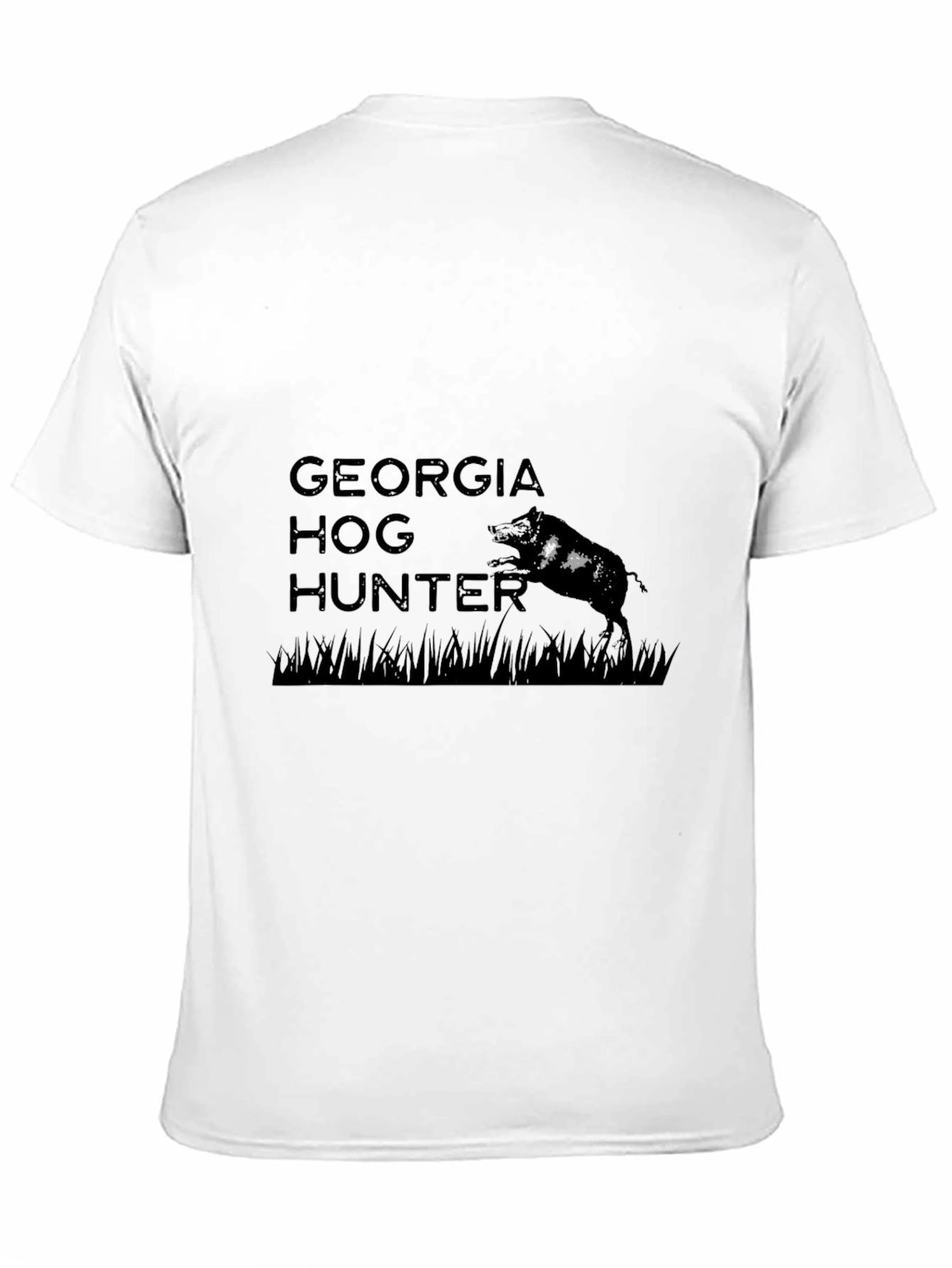 Georgia Hog Hunter Graphic T-Shirt Black