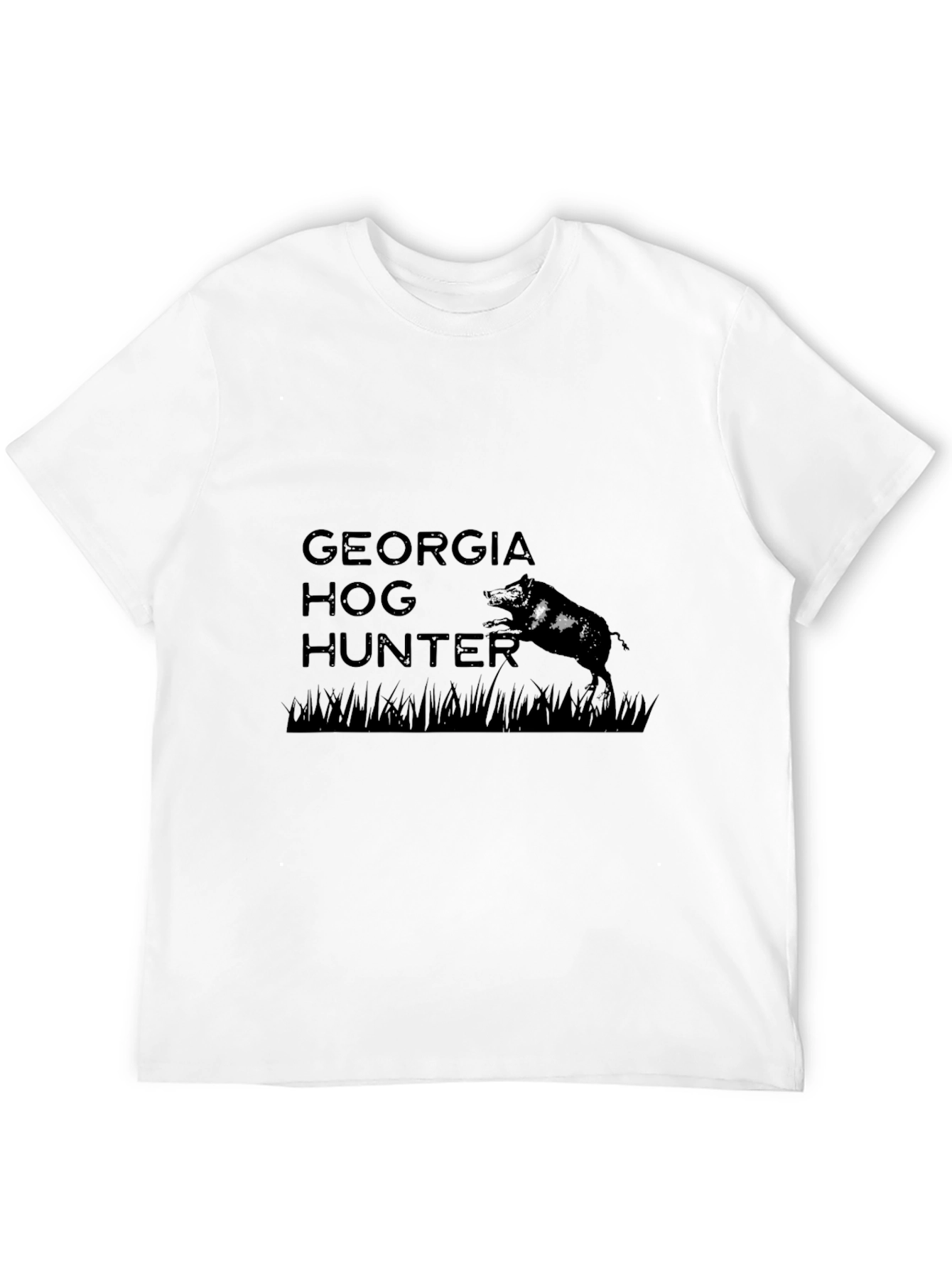 Georgia Hog Hunter Graphic T-Shirt Black