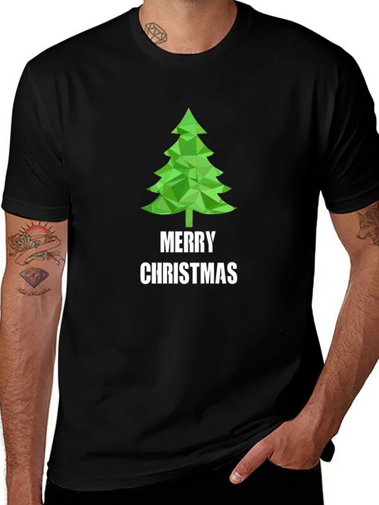 Merry Christmas Tree T-Shirt - Holiday Festive Tee